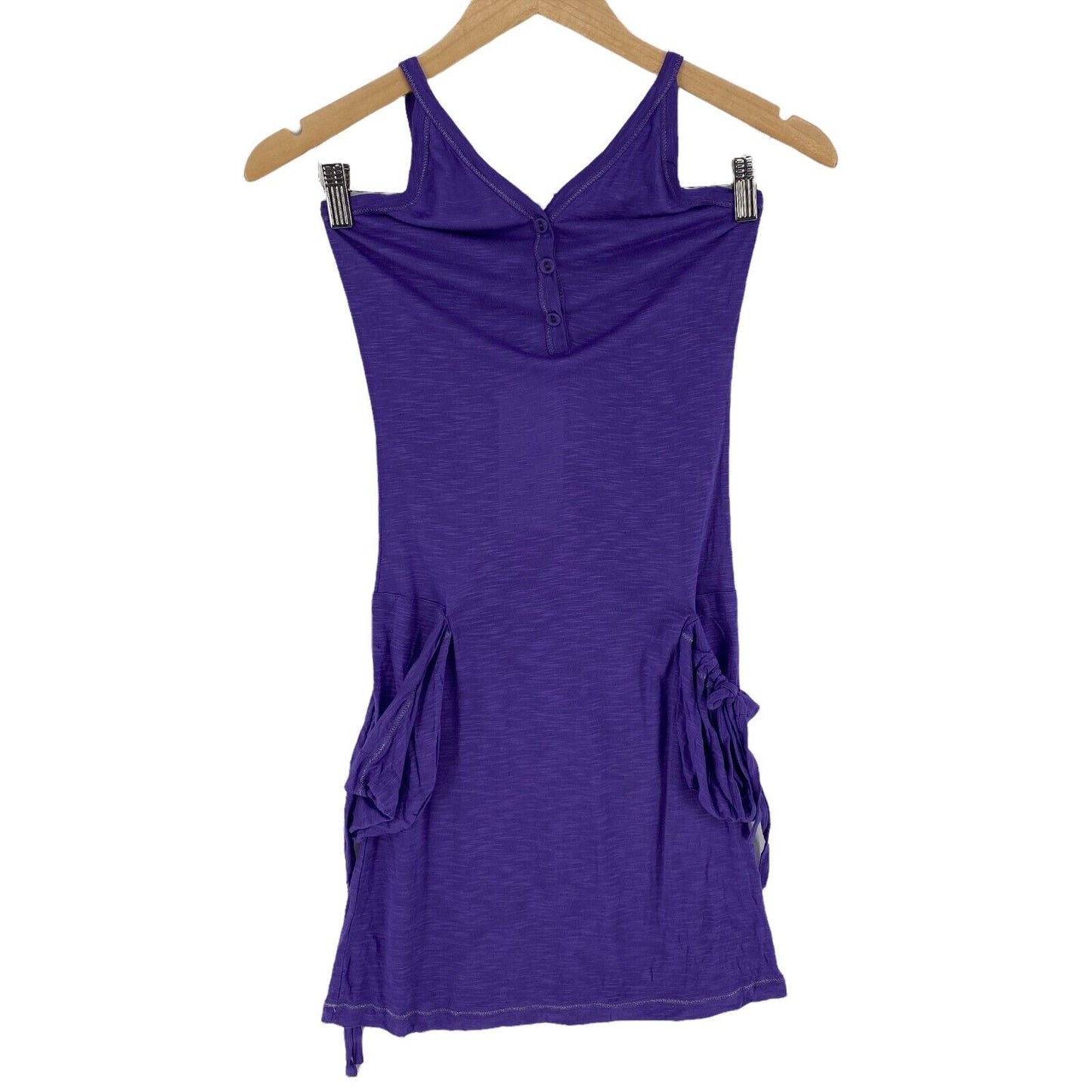 Chilli Pepper Purple Sleeveless Halter Fit & Flare Dress Size S M L