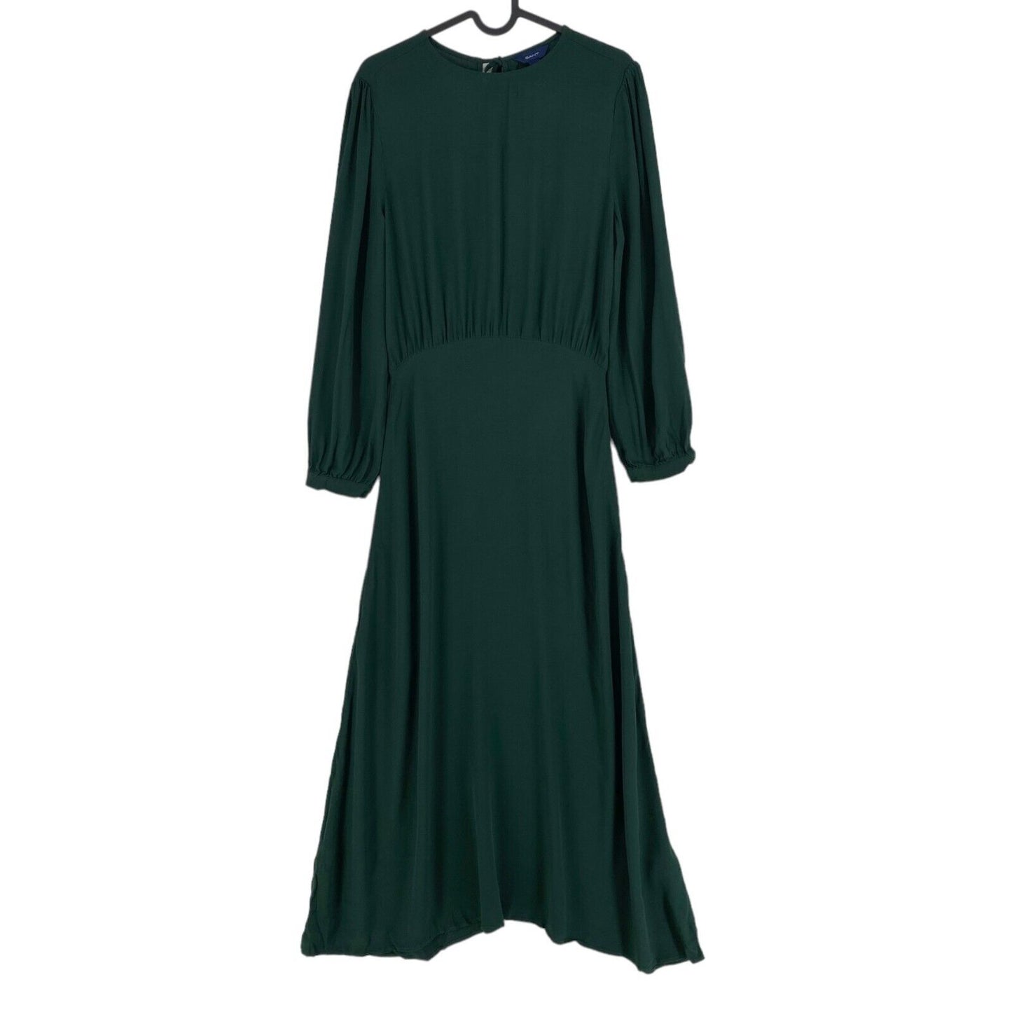 GANT Dark Green Long Sleeves Flared Dress Size EU 34 UK 6 US 4