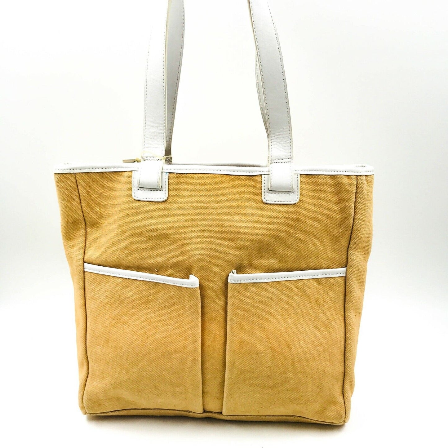 Full Circle Light Brown Canvas Handbag Shoulder Bag