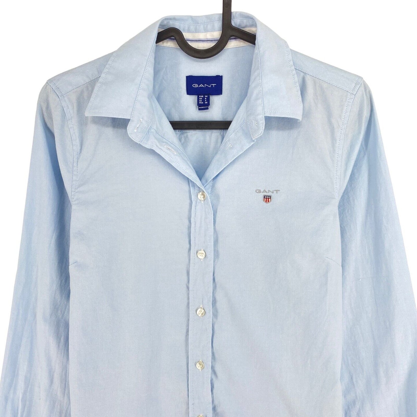 GANT Light Blue Original Shirt Size EU 34 UK 8 US 4