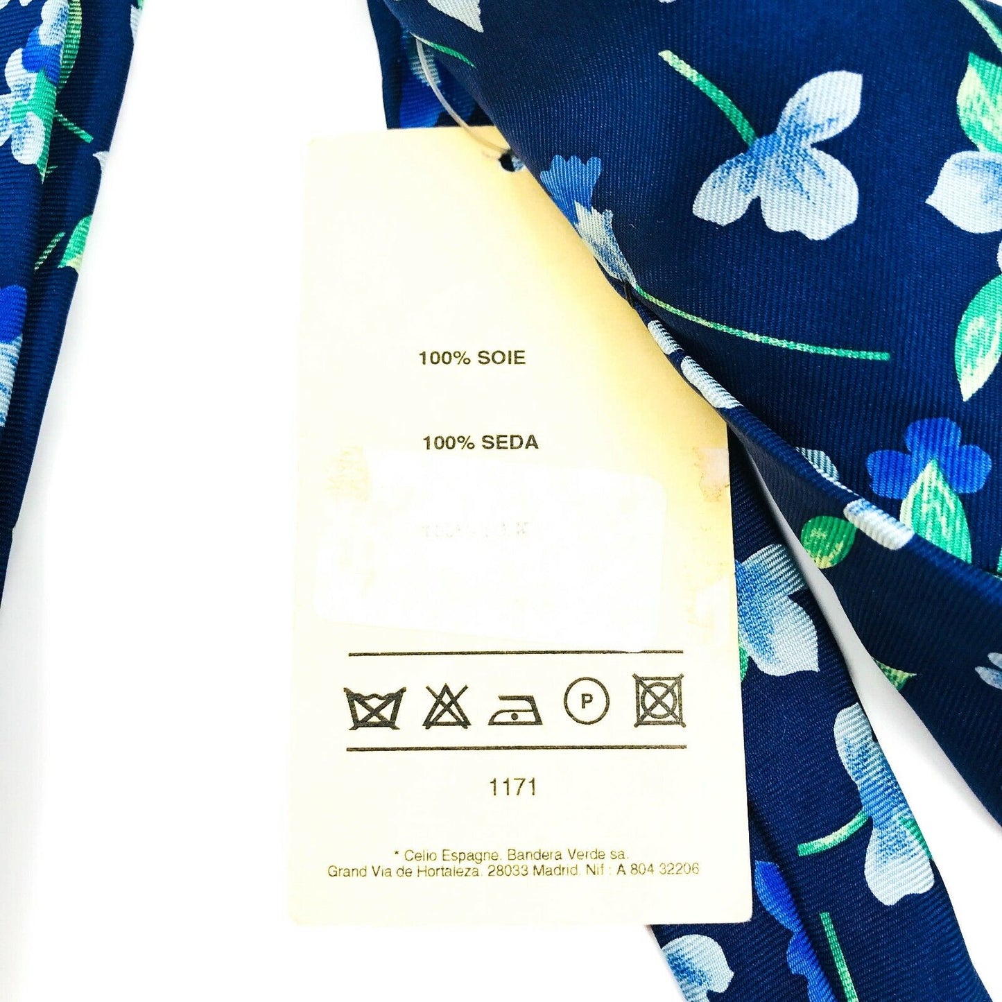 Celio Blue 100% Silk Tie