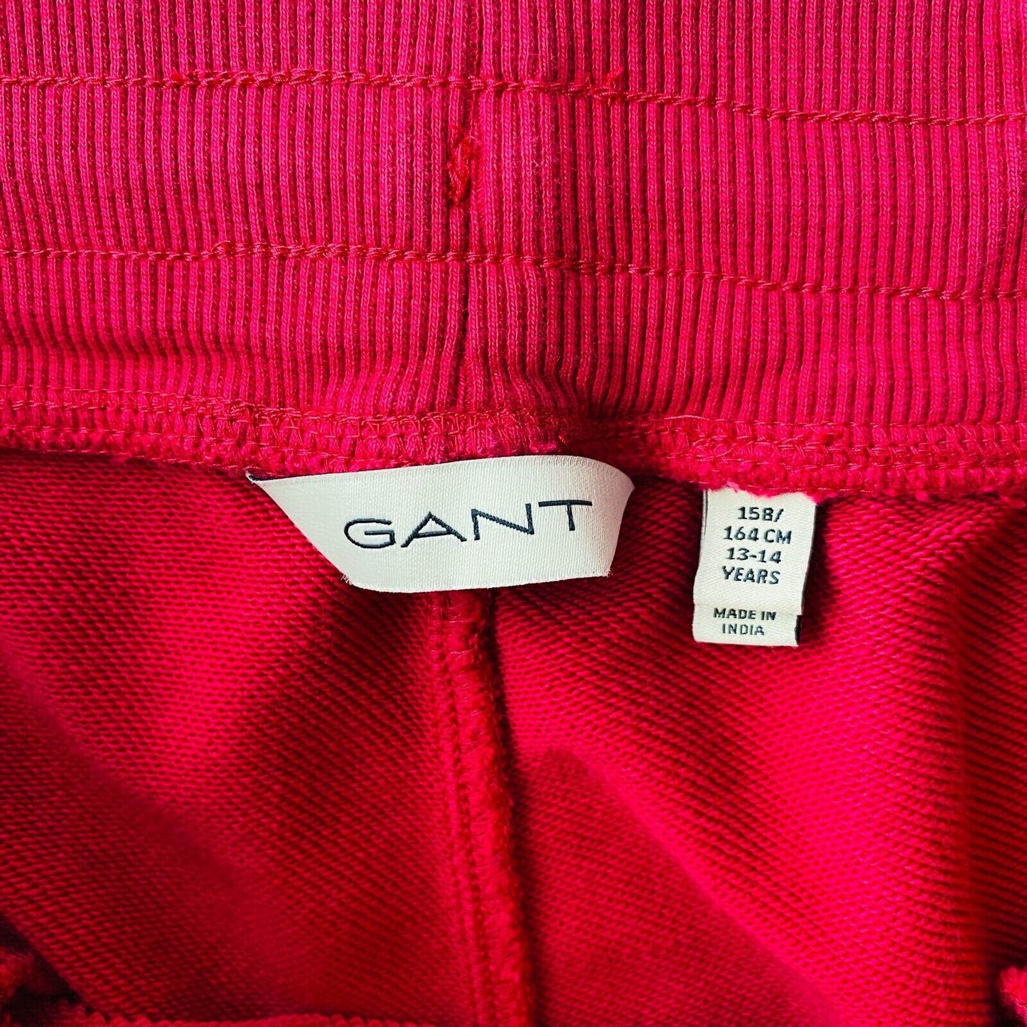 GANT Girls Dark Pink Regular Fit Sweatpants Trousers 158 / 164 cm 13 - 14 Years