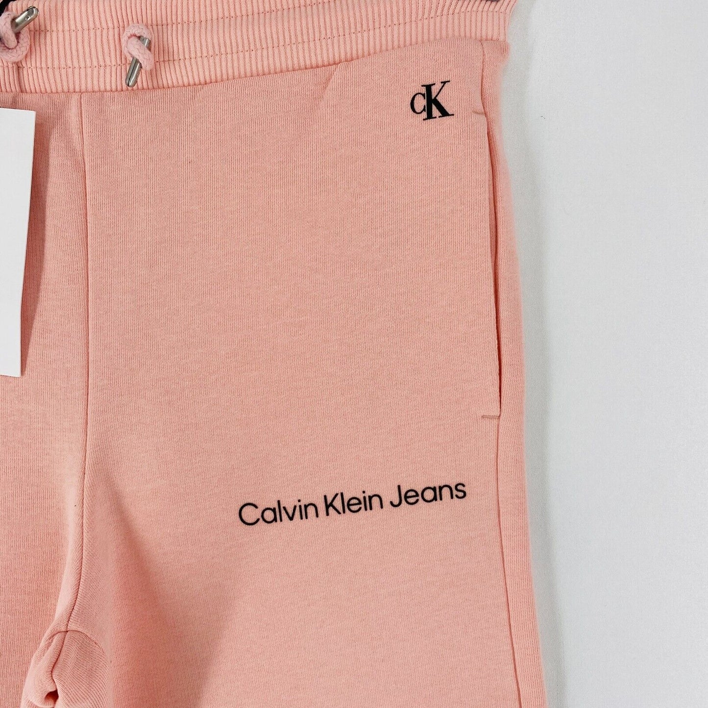 Calvin Klein Girls Pink Regular Fit Sweatpants Trousers Size 14 Years