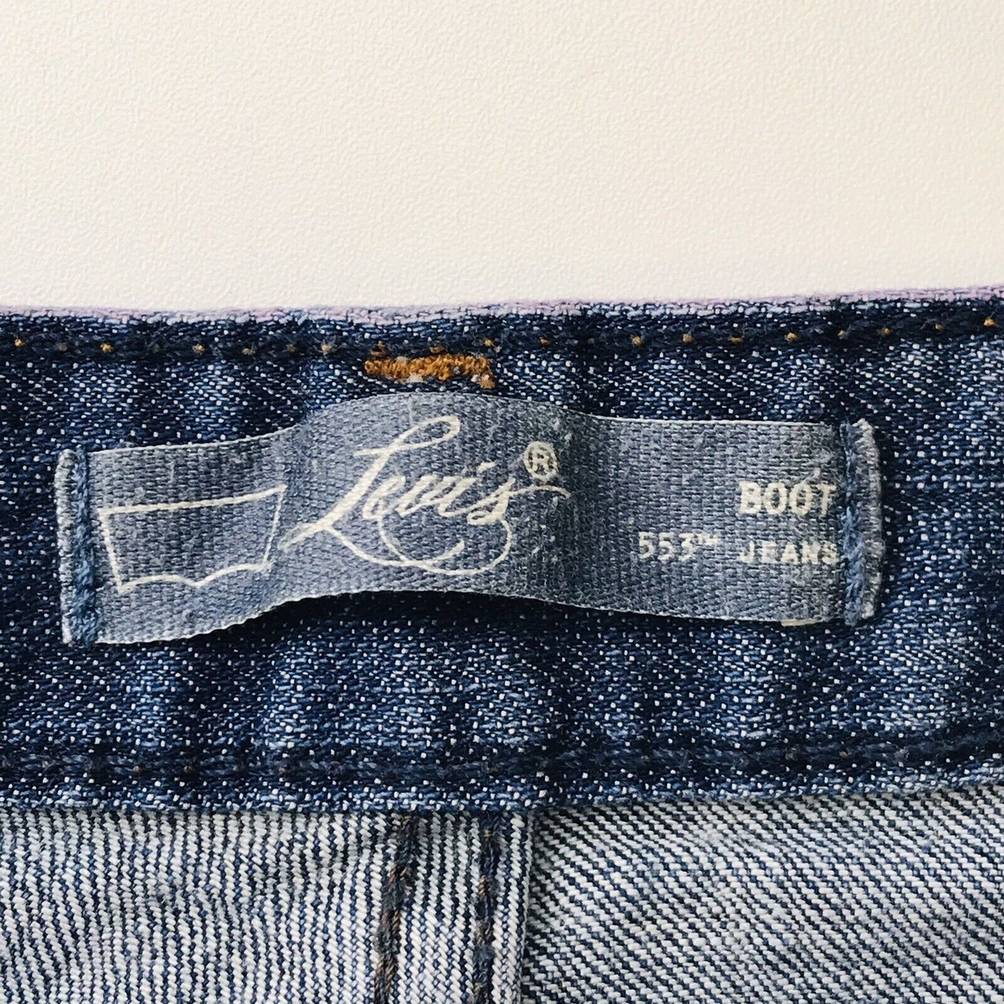 Vintage Levi's 553 Women Blue Regular Stretch Bootcut Fit Jeans 6 L/C / W28 L34