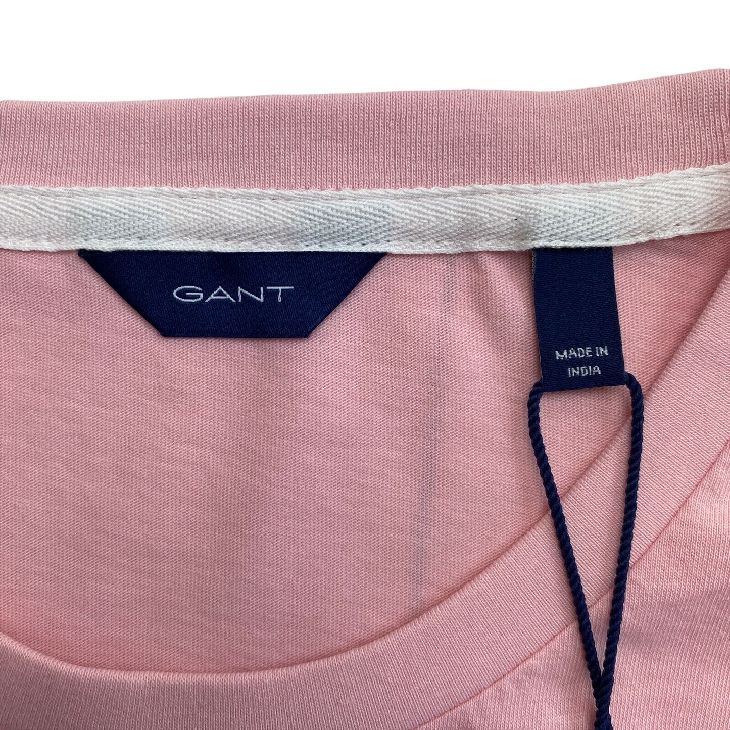 GANT Pink Arch Logo Crew Neck T Shirt Top Size S