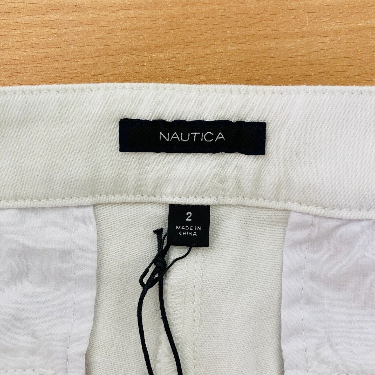 NAUTICA Women White Stretch Skinny Fit Jeans Size 2 W30