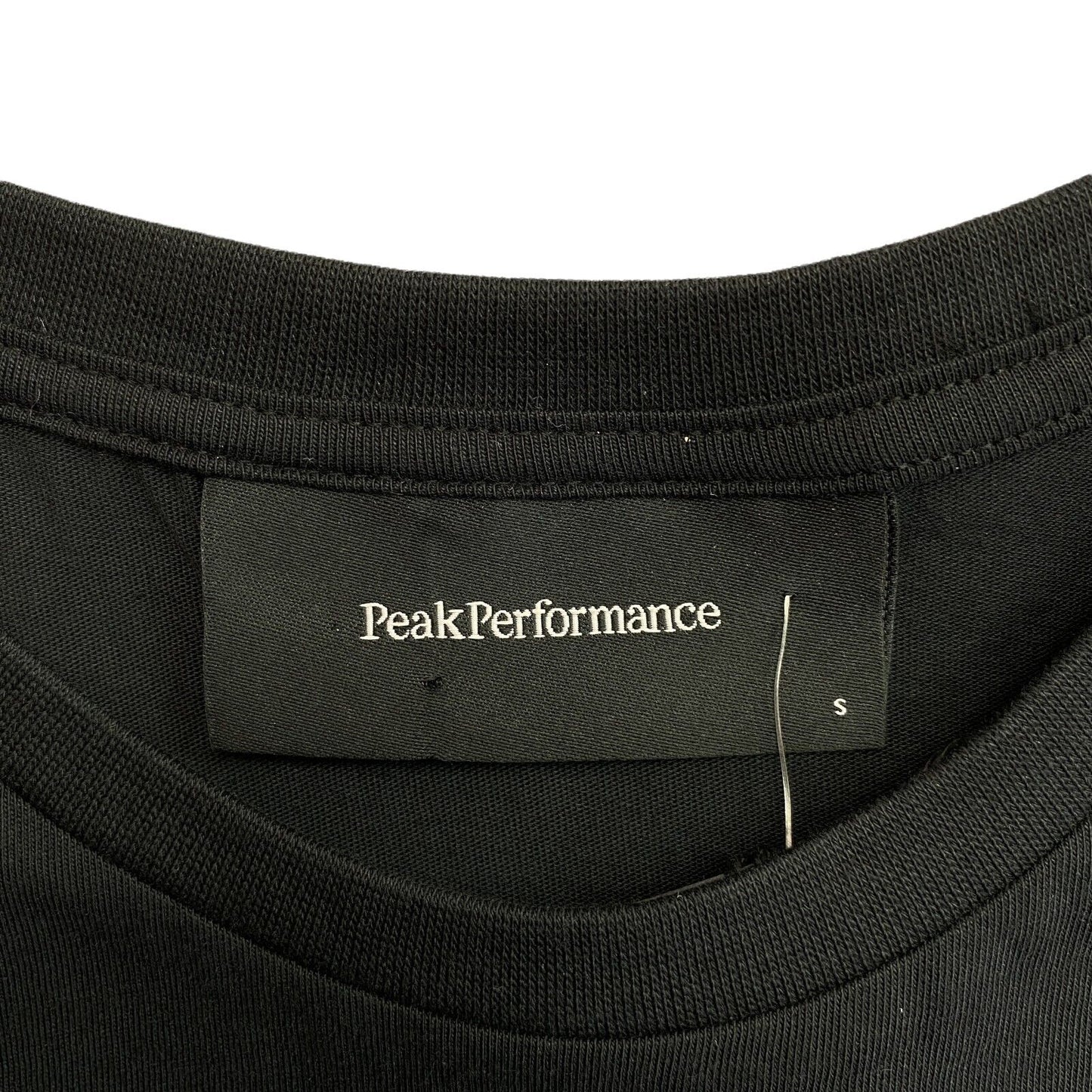 Peak Performance Black Ground Logo T Shirt Size S