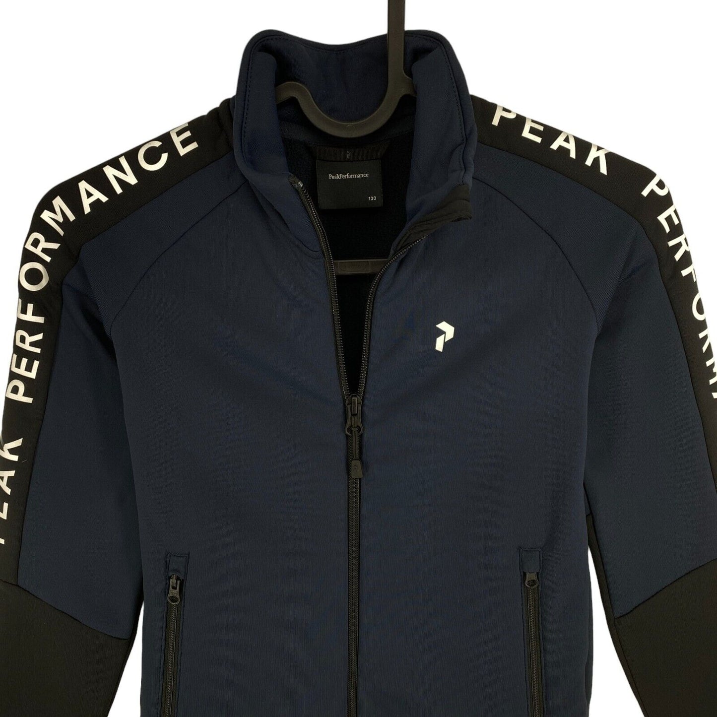 Peak Performance Junior Navy Blue Rider Zip Jacket Size 130 cm