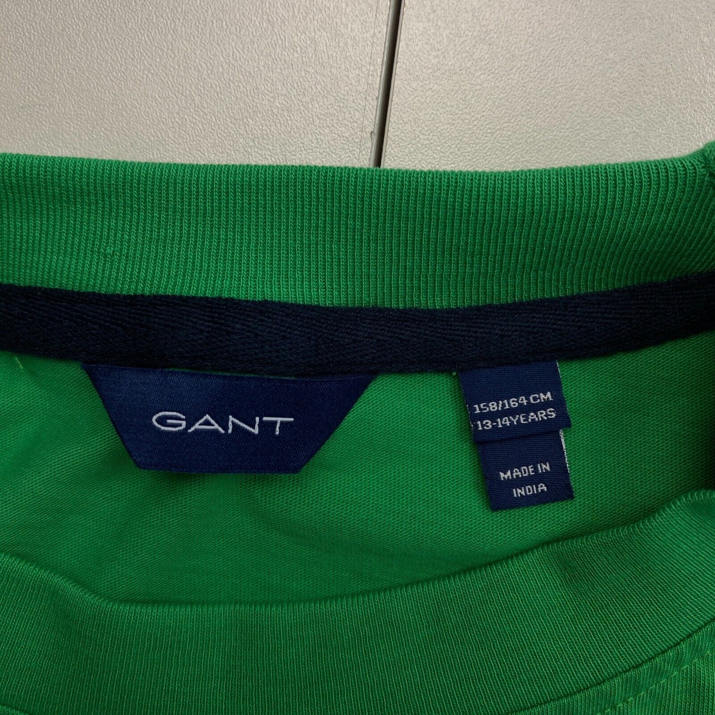 GANT Boys Green Rowing Shield Crew Neck T-Shirt Size 13-14 Years 158/164 cm