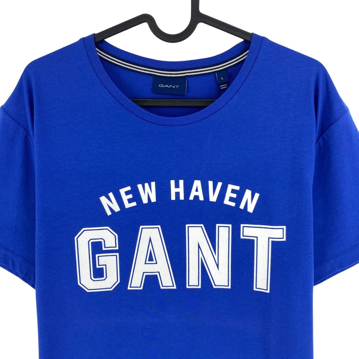 GANT Navy Blue Logo Crew Neck T-Shirt Size L