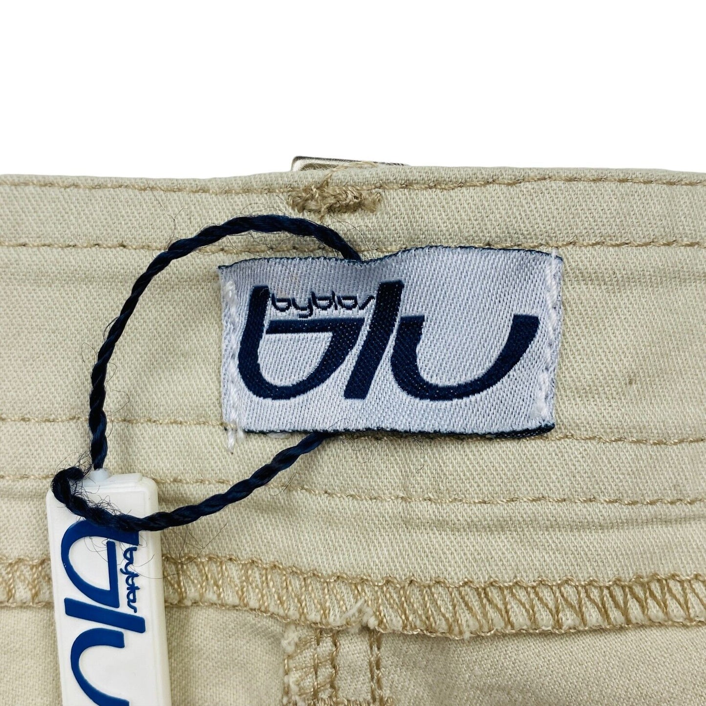 RPR €290 Byblos Blu Swinger Beige Trousers Size W27 L32