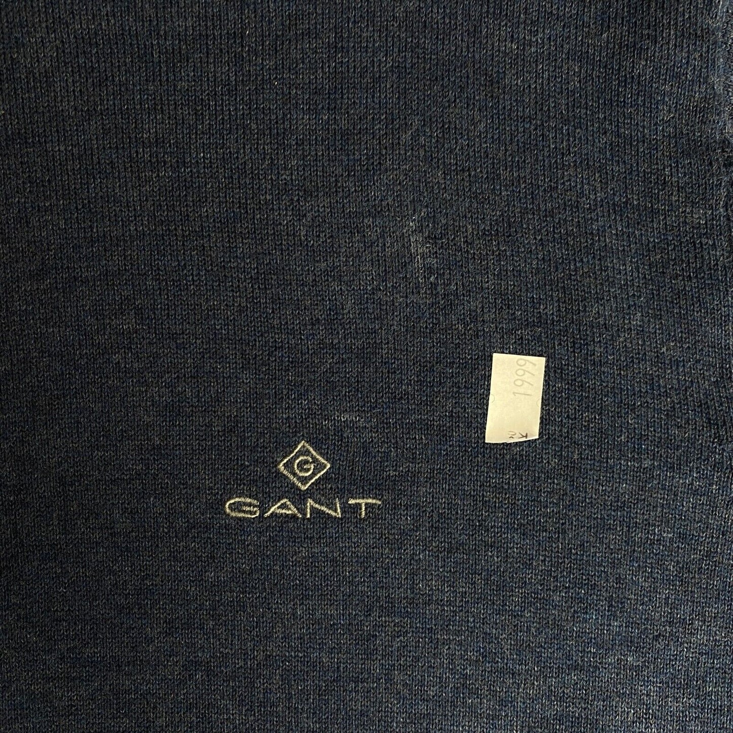 GANT Dark Blue Cotton Crew Neck Sweater Jumper Size M