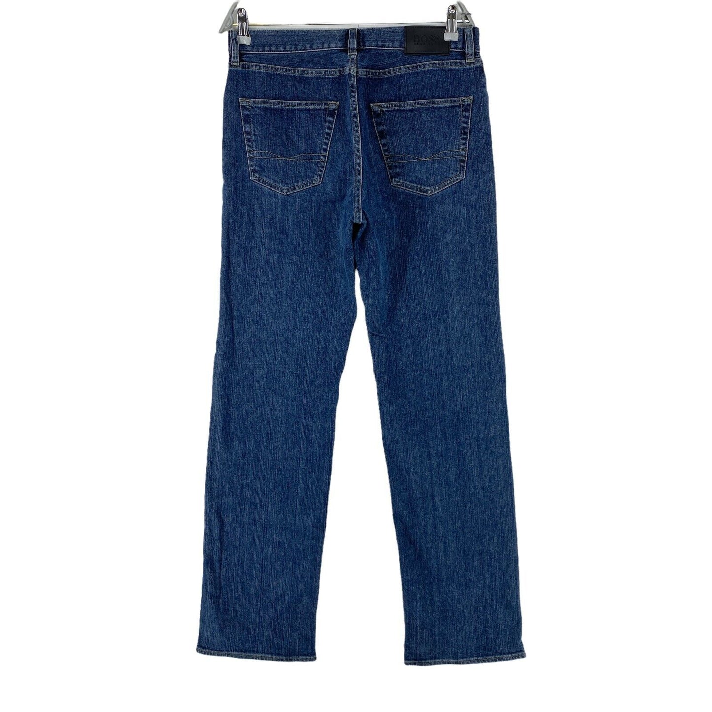 HUGO BOSS TEXAS Blaue Jeans mit normaler gerader Passform, W32 L34