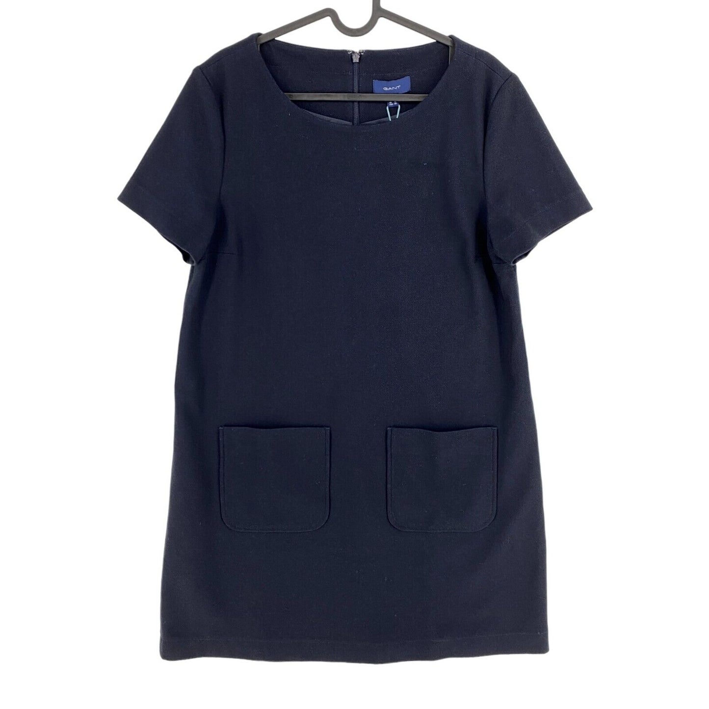 GANT Navy Blue Tech Prep Jersey Pique Shift Dress Size EU 42 UK 14 US 12