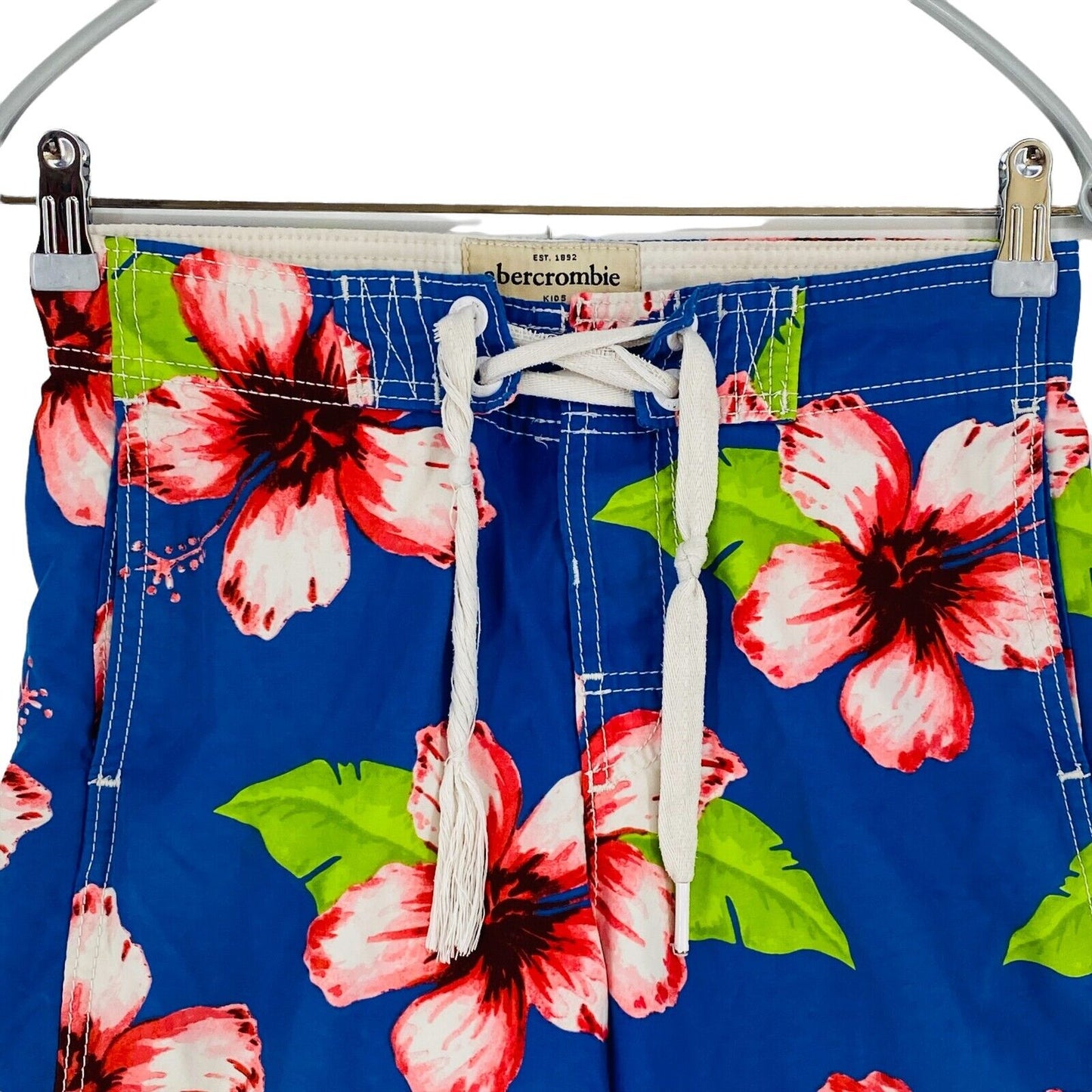 Abercrombie Kids Floral Blau Bademode Badehose Shorts Größe M