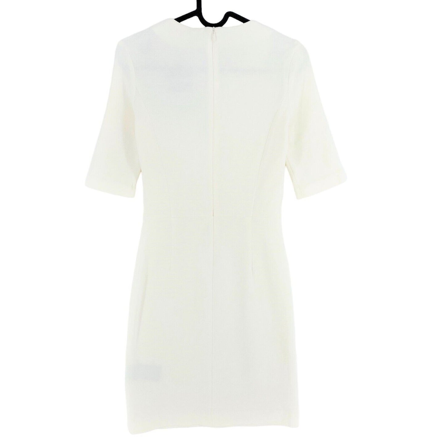 GANT White Jersey Pique Stretch Sheath Dress Size EU 32 UK 6 US 2