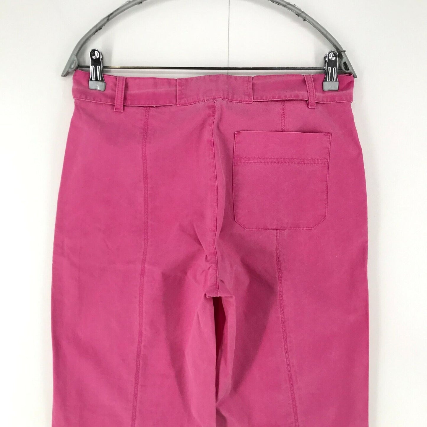 NEW MAN Women Pink Loose Straight Fit Trousers Size EUR 40 W30 Made In France