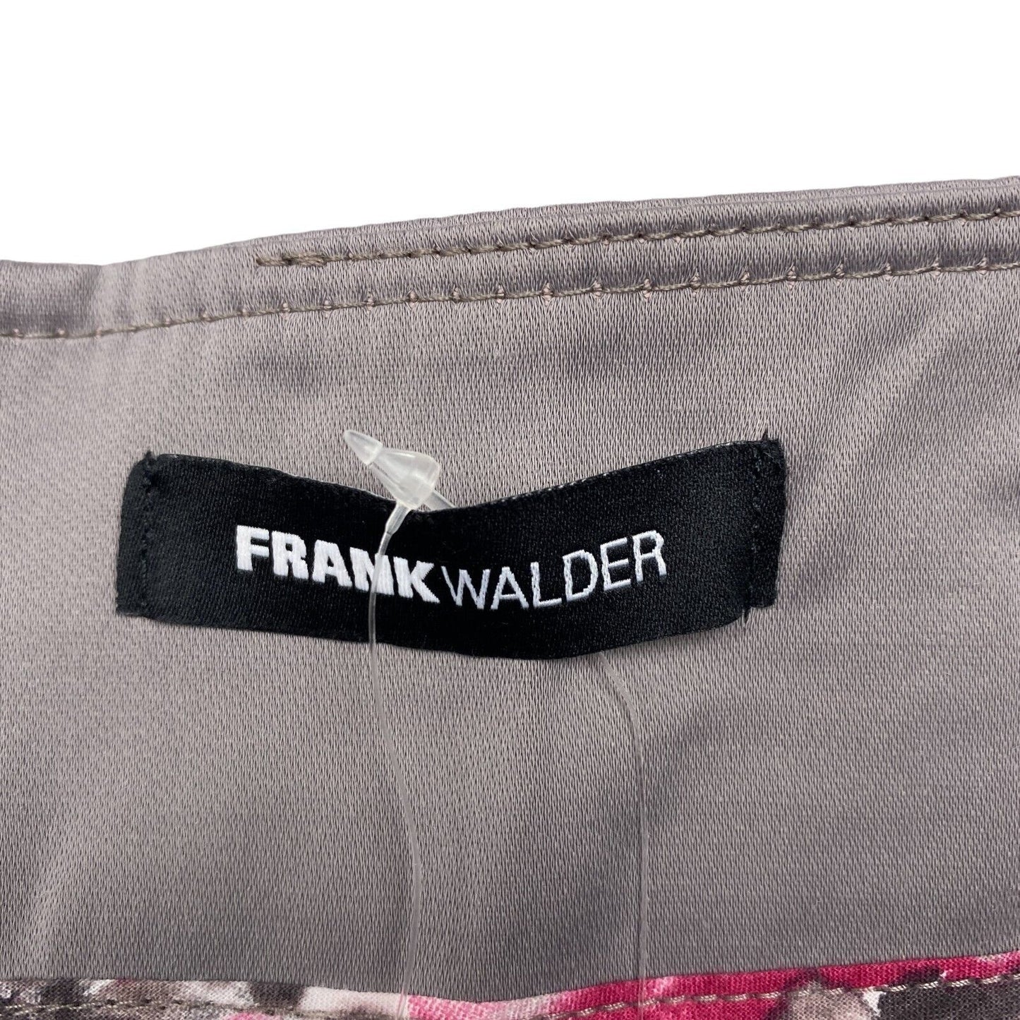 FRANK WALDER Grey Regular Fit A-Line Skirt Size EU 52 UK 24 US 20