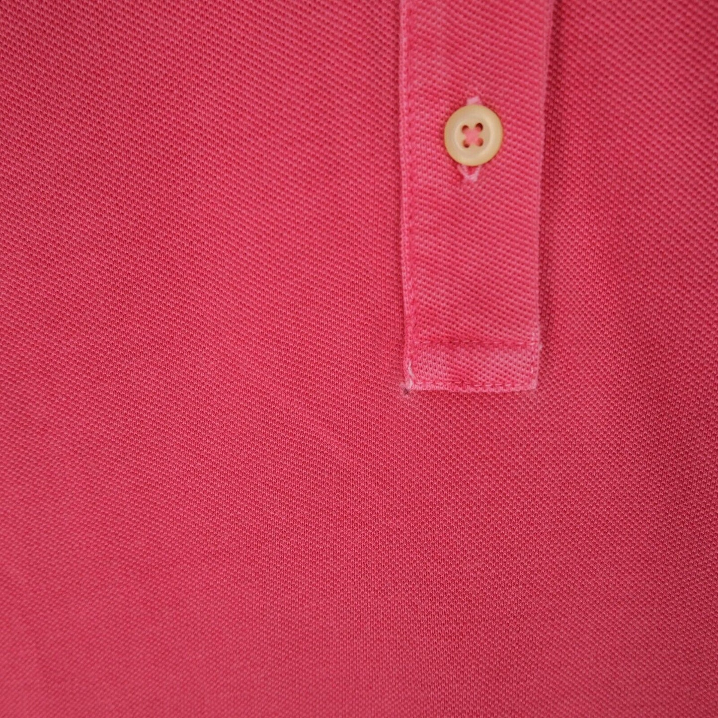 GANT Pink Sun Bleached Polo Neck Size M