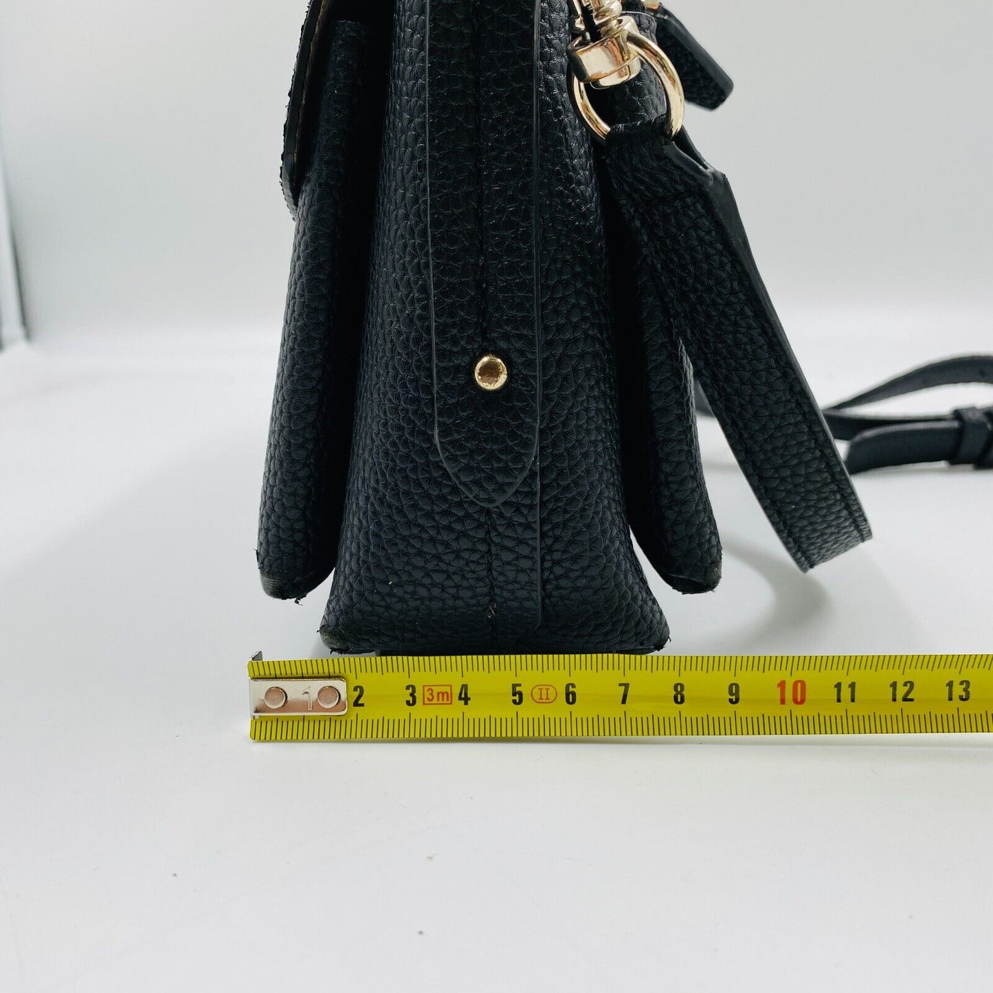 GUESS Women Black Eco Leather Crossbody Shoulder Bag