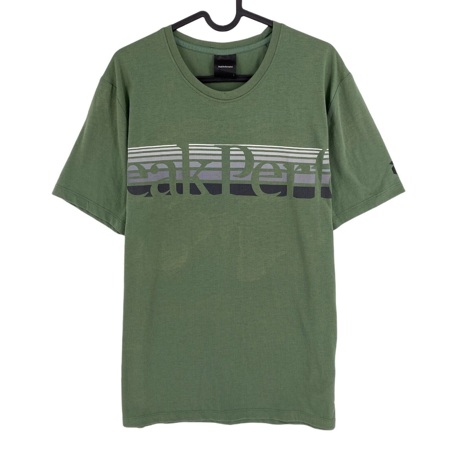 Peak Performance Green Explore Crew Neck T-Shirt Size L