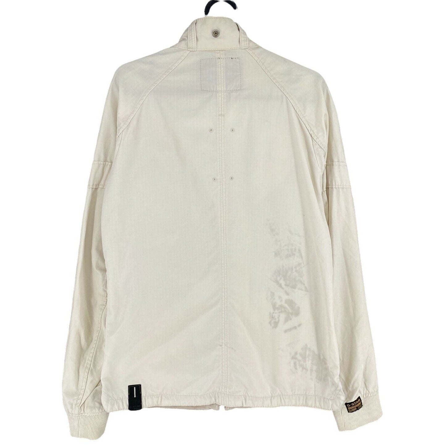 G-STAR RAW STONE Cream White 100% Cotton Shirt Jacket  Size M