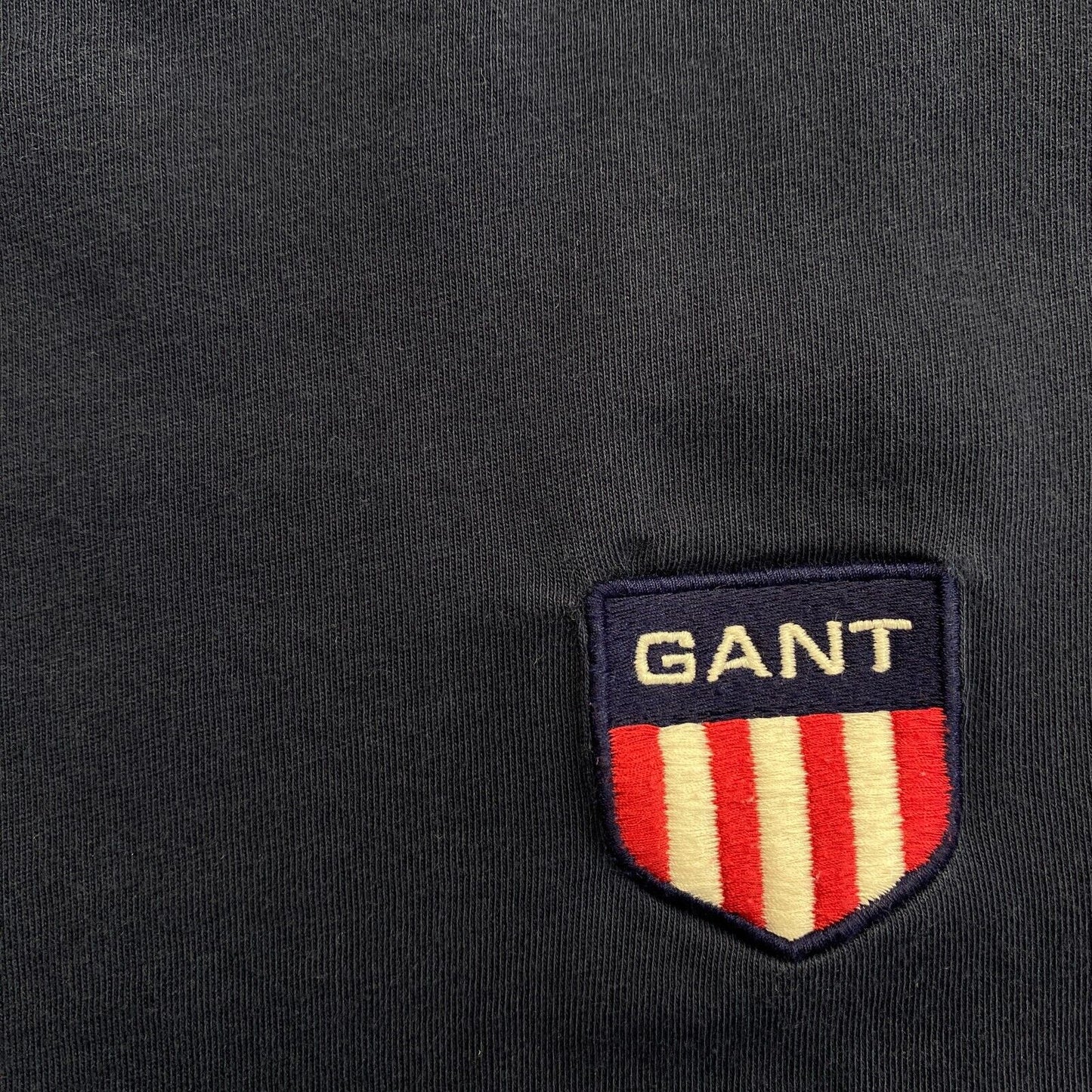 GANT Men Navy Blue Retro Shield Logo Crew Neck Short Sleeve T Shirt Size XL