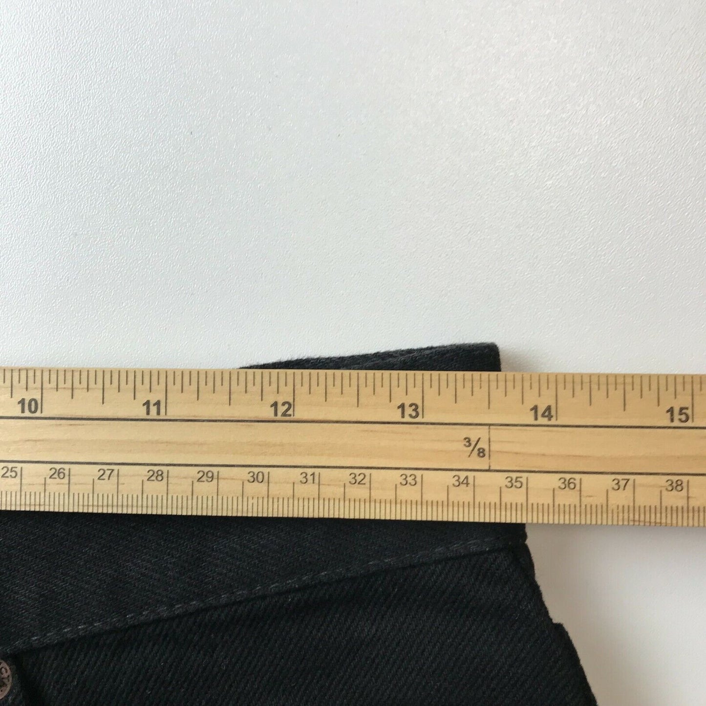 INVICTA Damen Jeans in Schwarz, Regular Tapered Fit, Größe W28, Made in Italy