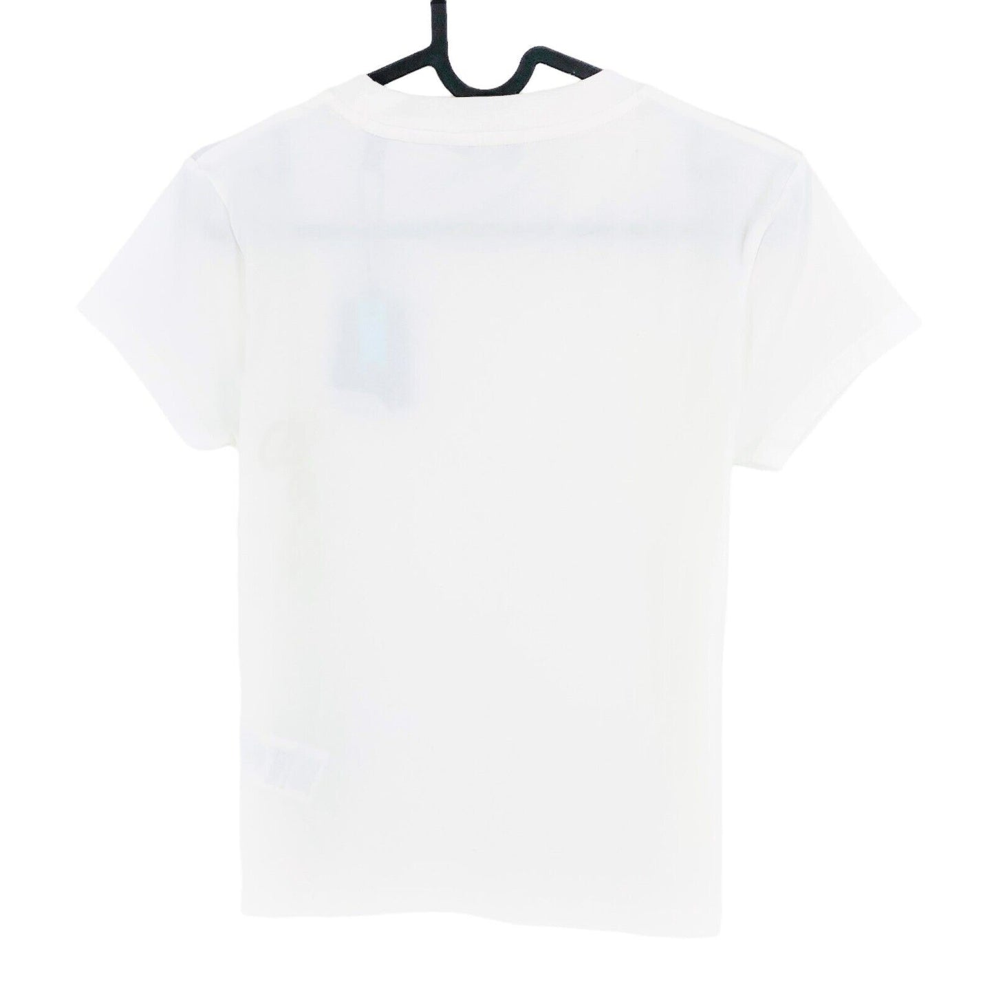 GANT Girls White Script Crew Neck T Shirt Size 9 - 10 Years 134/140 cm