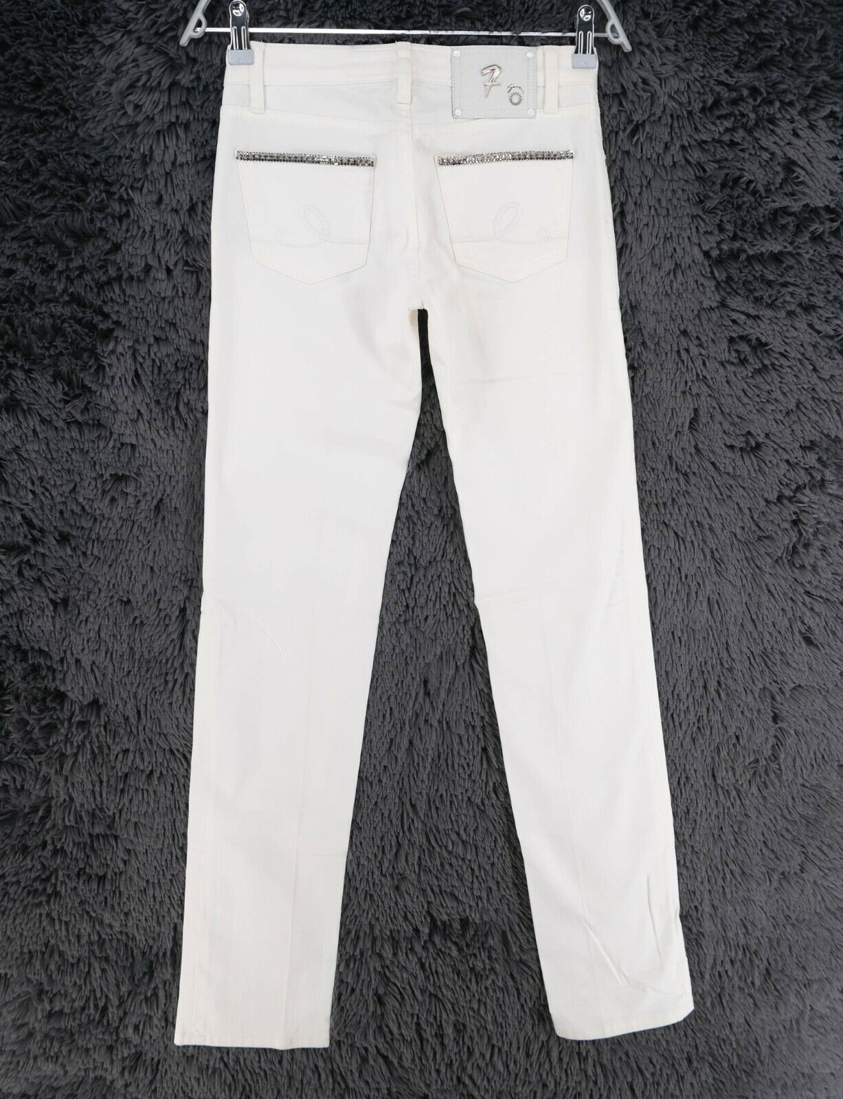 RRP €267 Seven7 White Straight Jeans Size 25