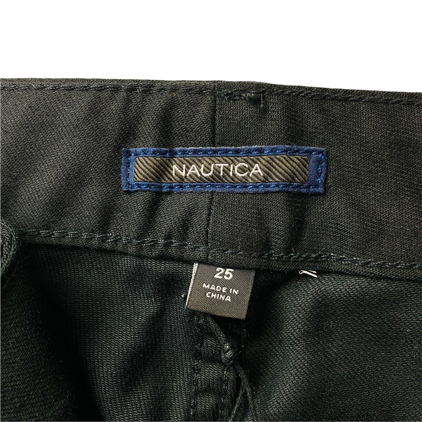 NAUTICA Women Black Skinny Fit Trousers W25