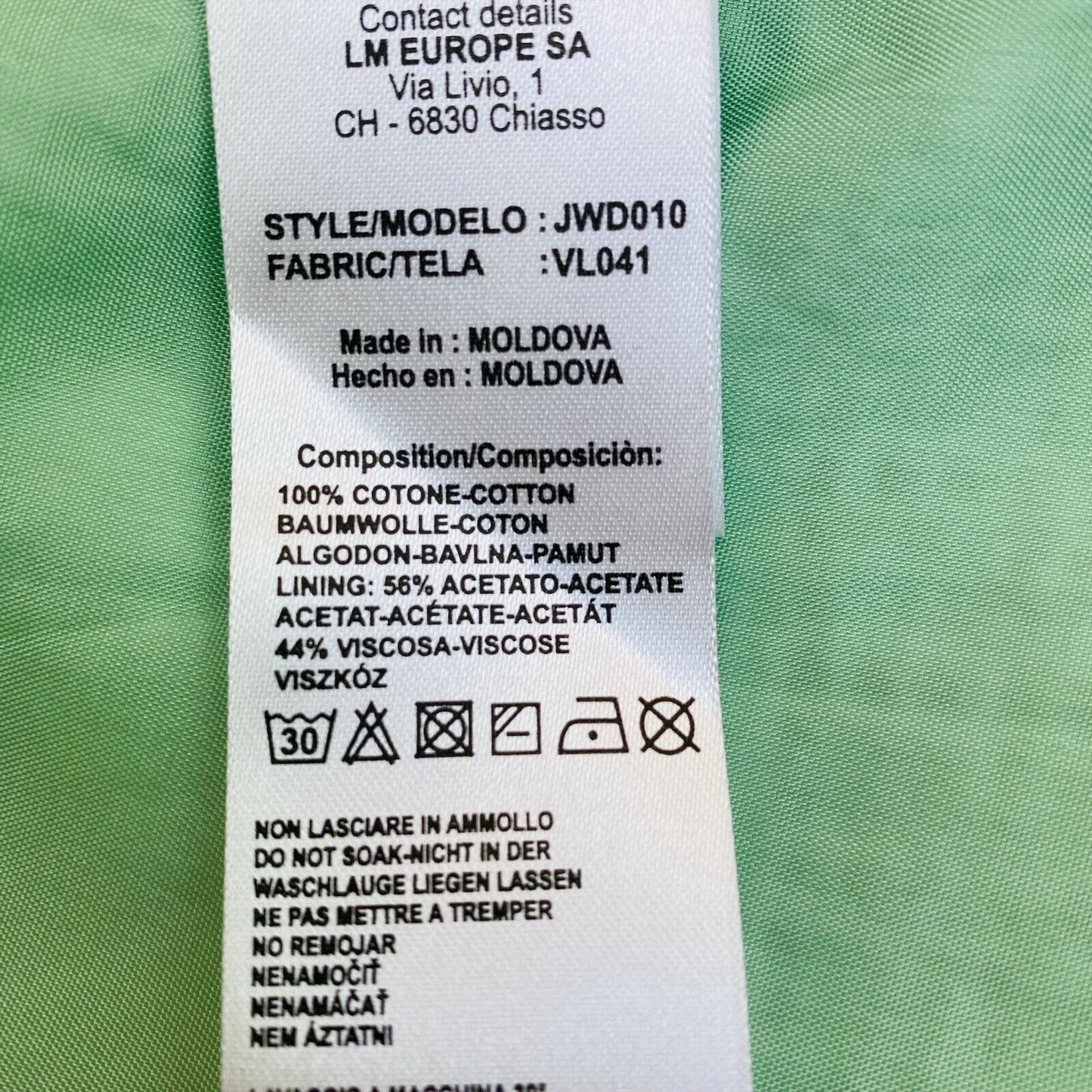 LA MARTINA Robe Blanche Brodée Manches Courtes Taille 2 / S