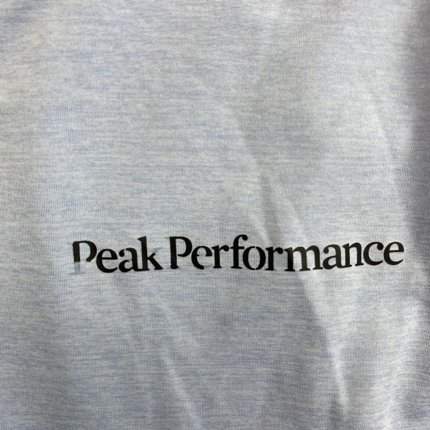 PEAK PERFORMANCE Men Blue Fly Crew Neck Long Sleeve T Shirt Size M