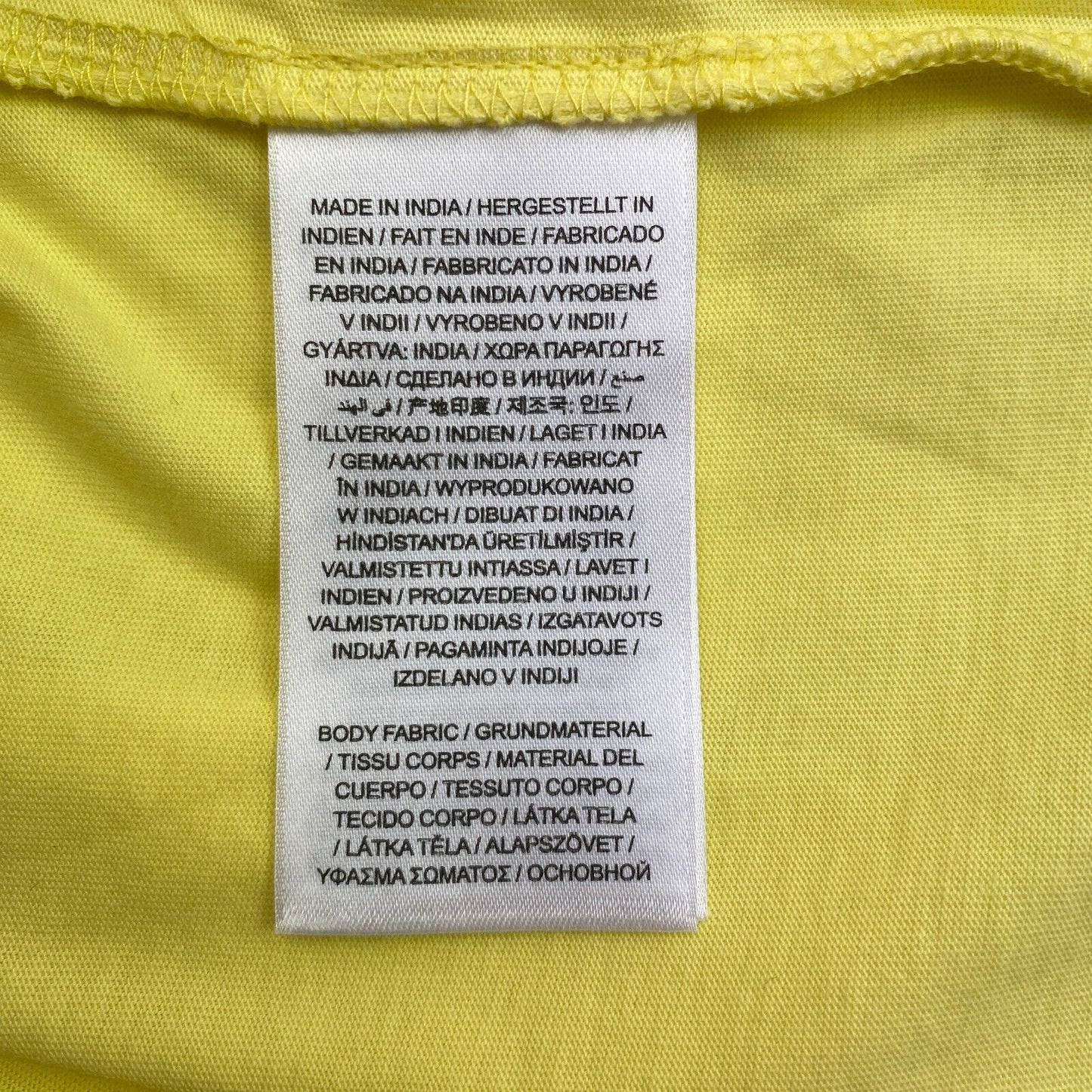 GANT Men Yellow Original Crew Neck Short Sleeves T Shirt Size 2XL XXL