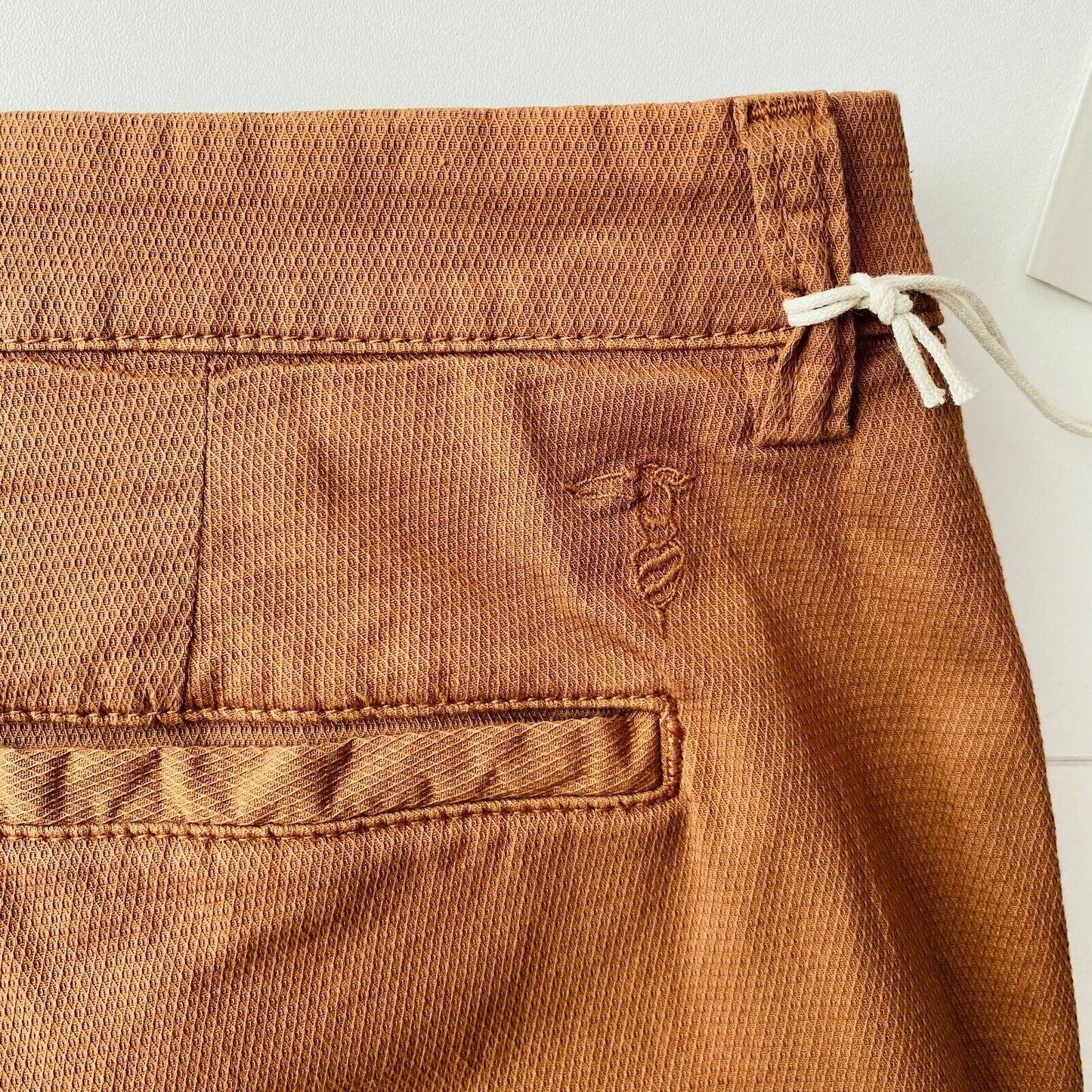 TRUSSARDI Mens Brown Regular Fit Chino Shorts Size EUR 58 W42