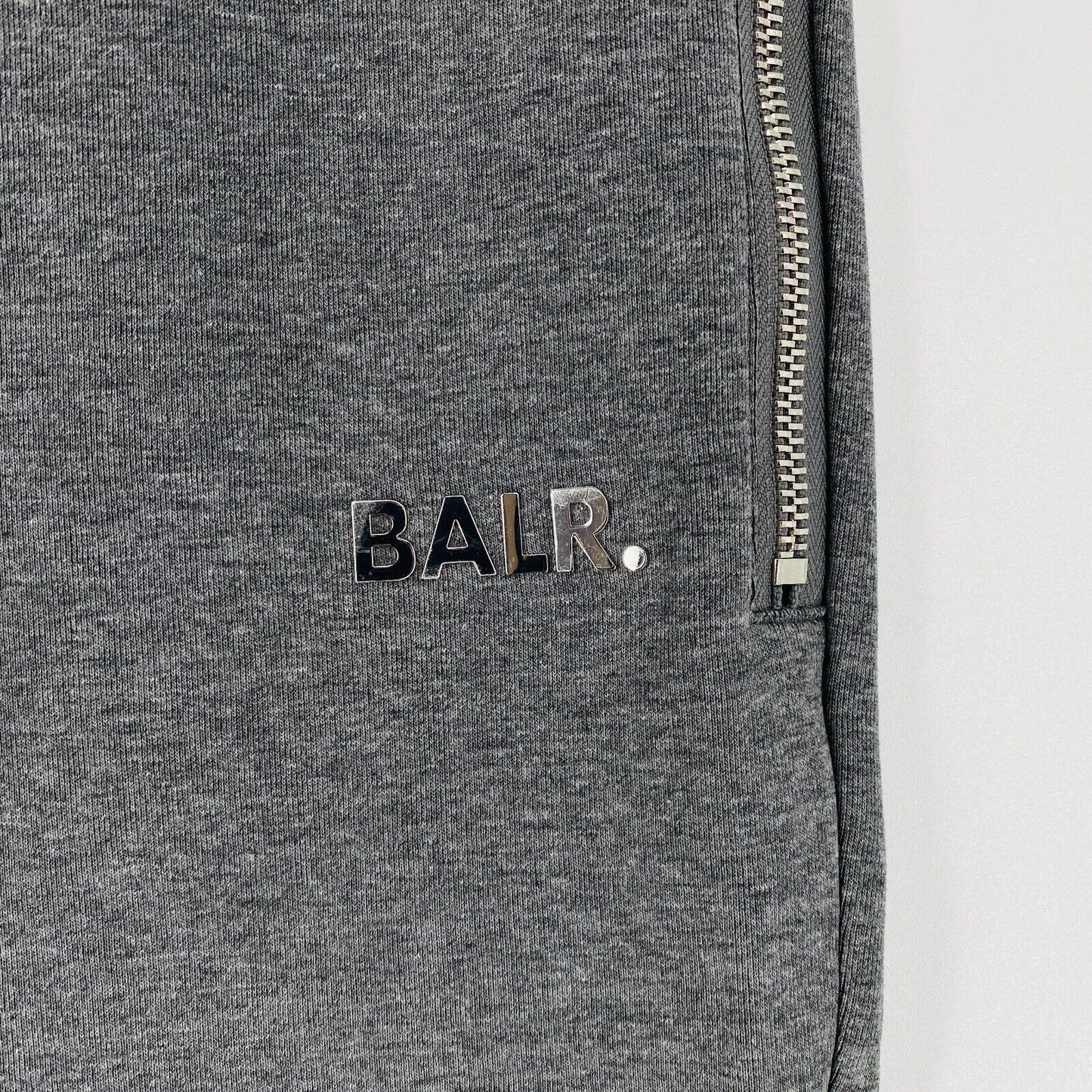 BALR. Mens Grey Slim Tapered Fit Sweatpants Trousers Size L