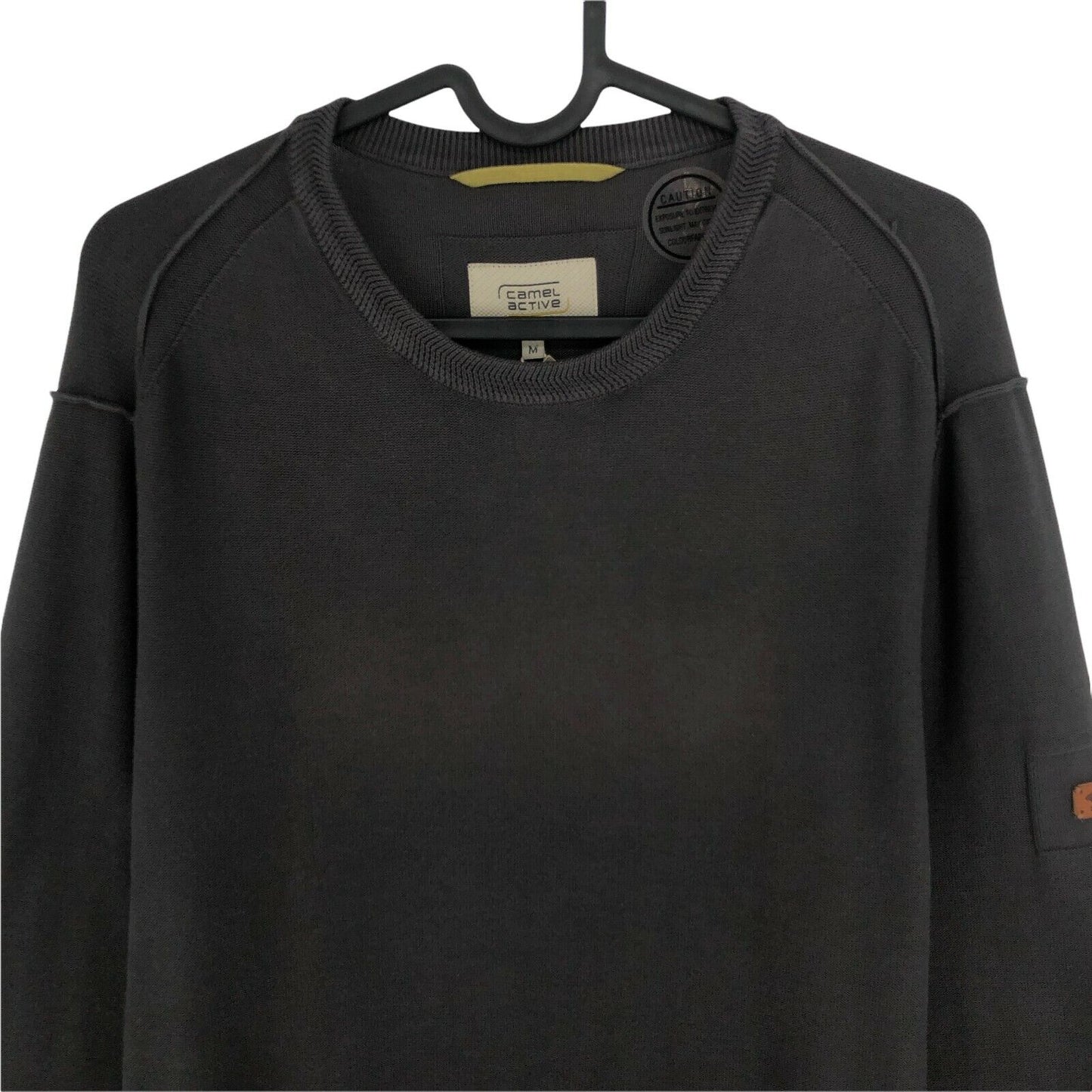 CAMEL ACTIVE Dark Grey Crew Neck Jumper Sweater Size M L XL