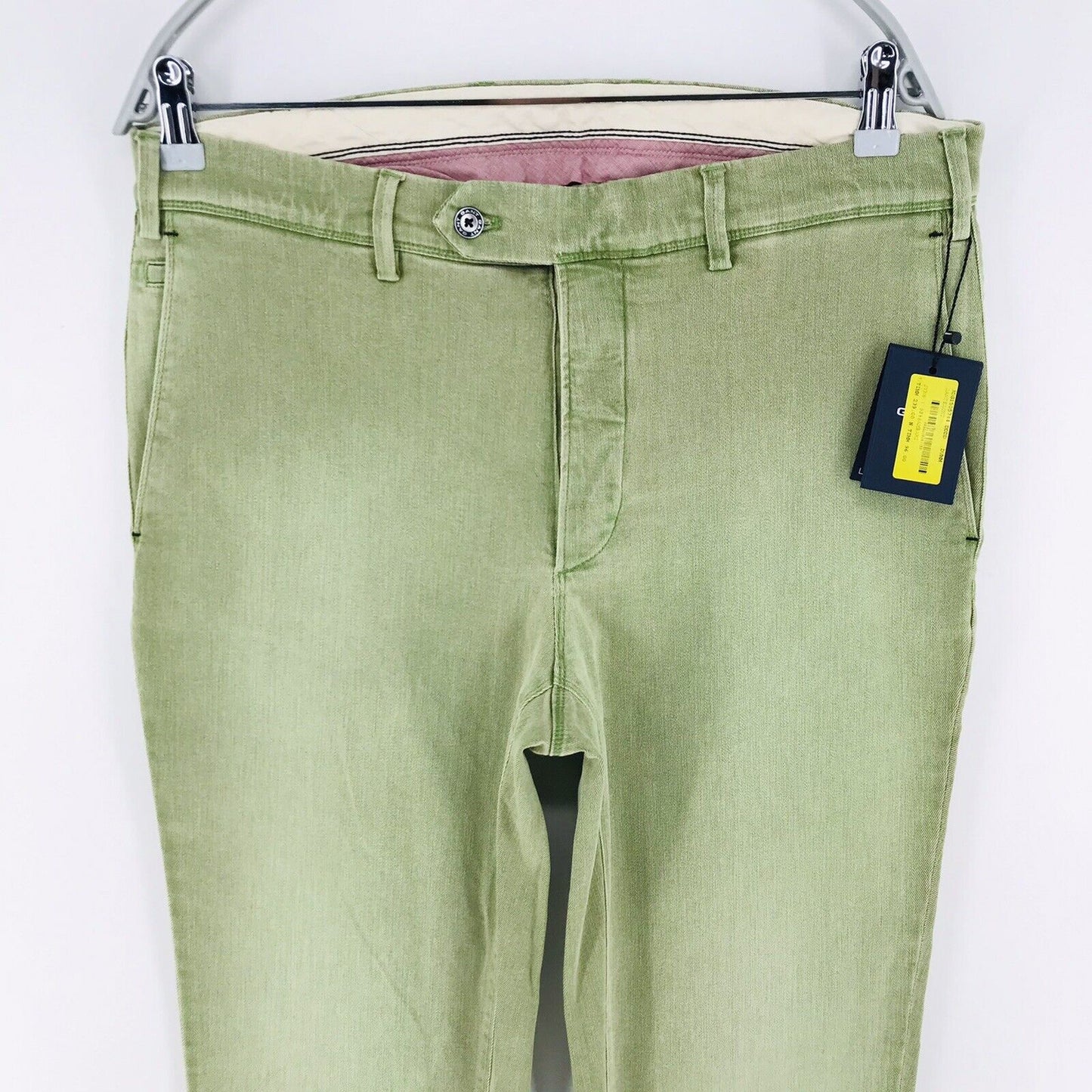 €239 GANT Green Normal Waist Narrow Leg At Bottom Fit Chino Trousers 50 / W34.5