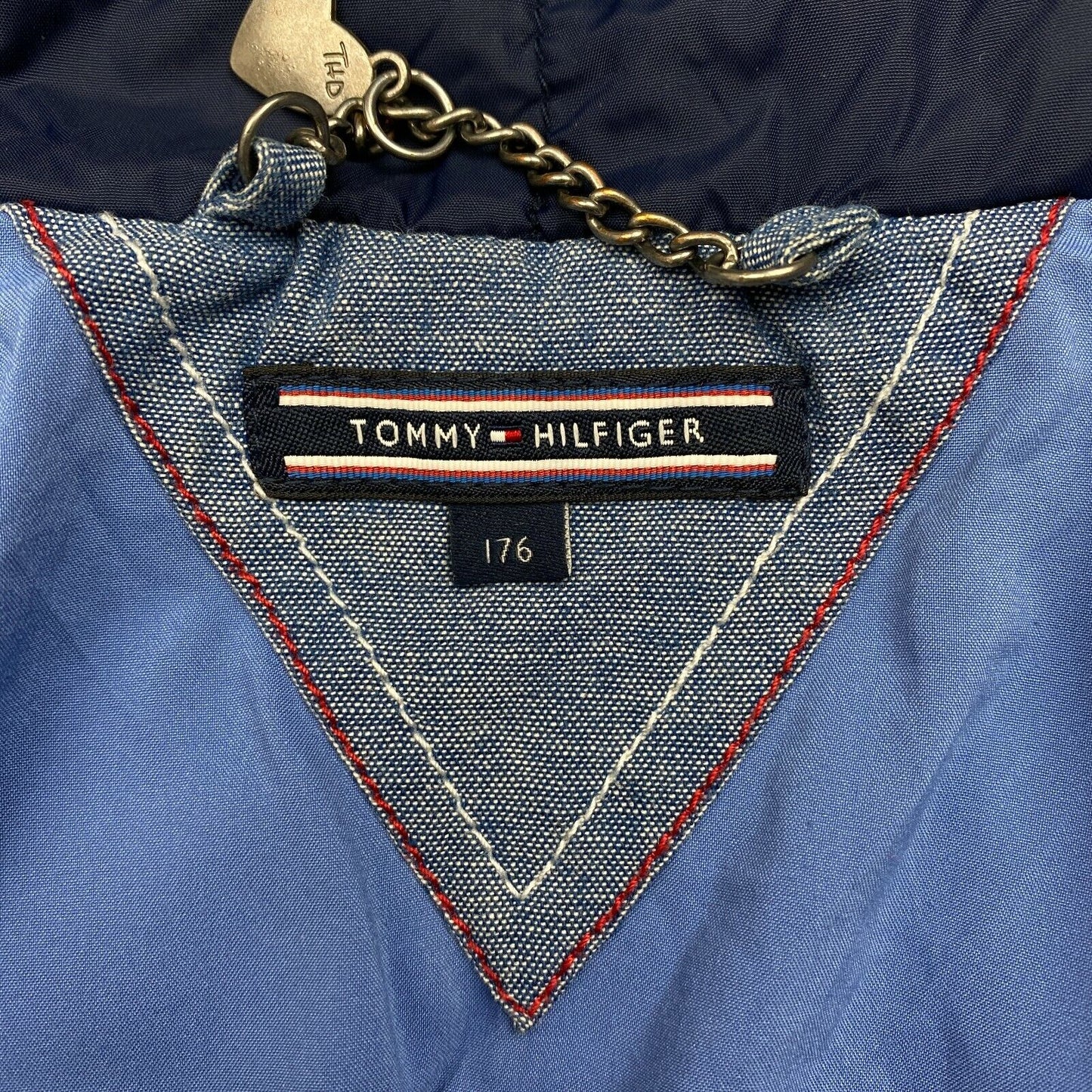 TOMMY HILFIGER Manteau veste matelassé bleu marine Taille 176 CM