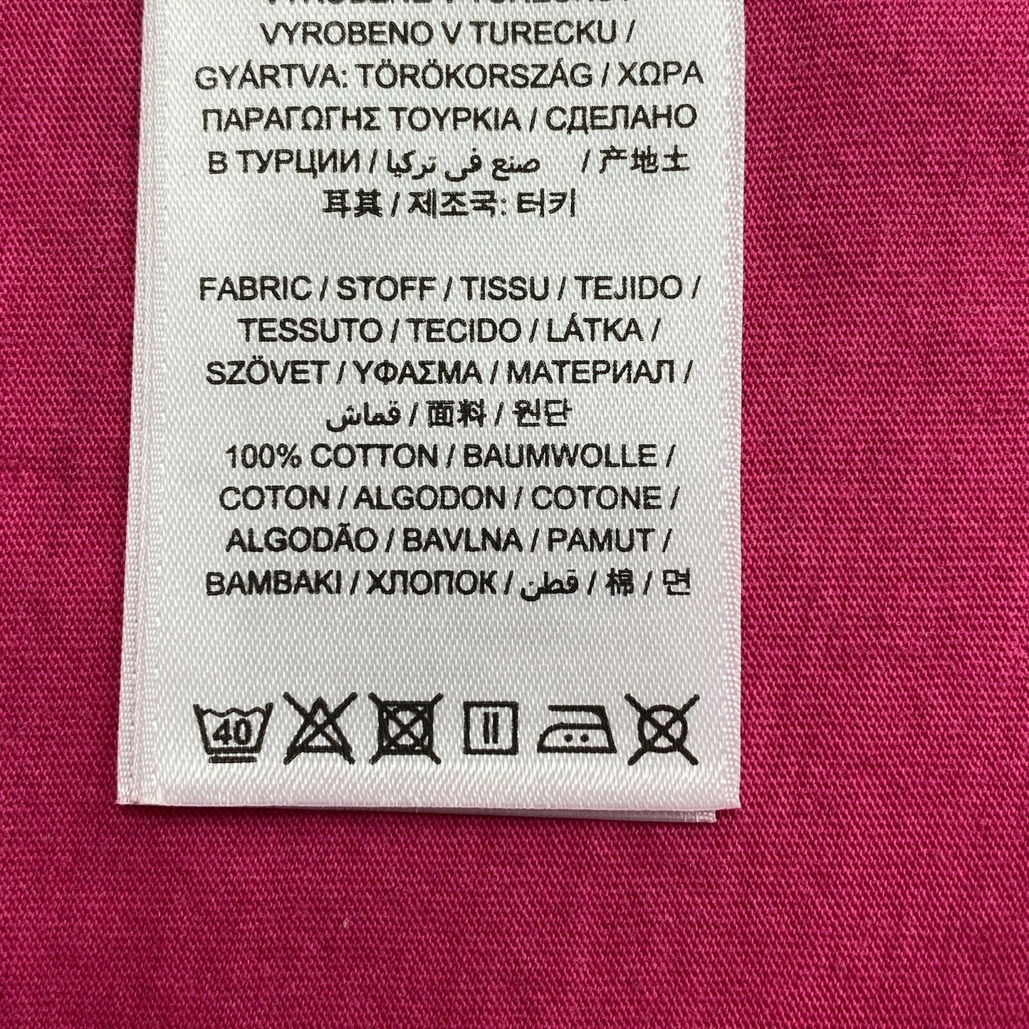 GANT T-Shirt mit V-Ausschnitt, sonnenverblasst, Rosa, Größe S