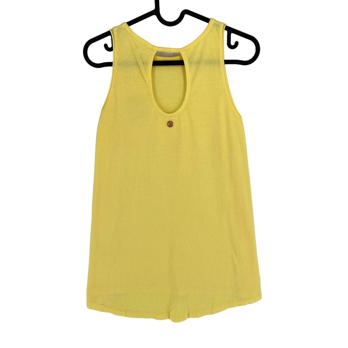 O`Neill Women Yellow Tank Top Size XL