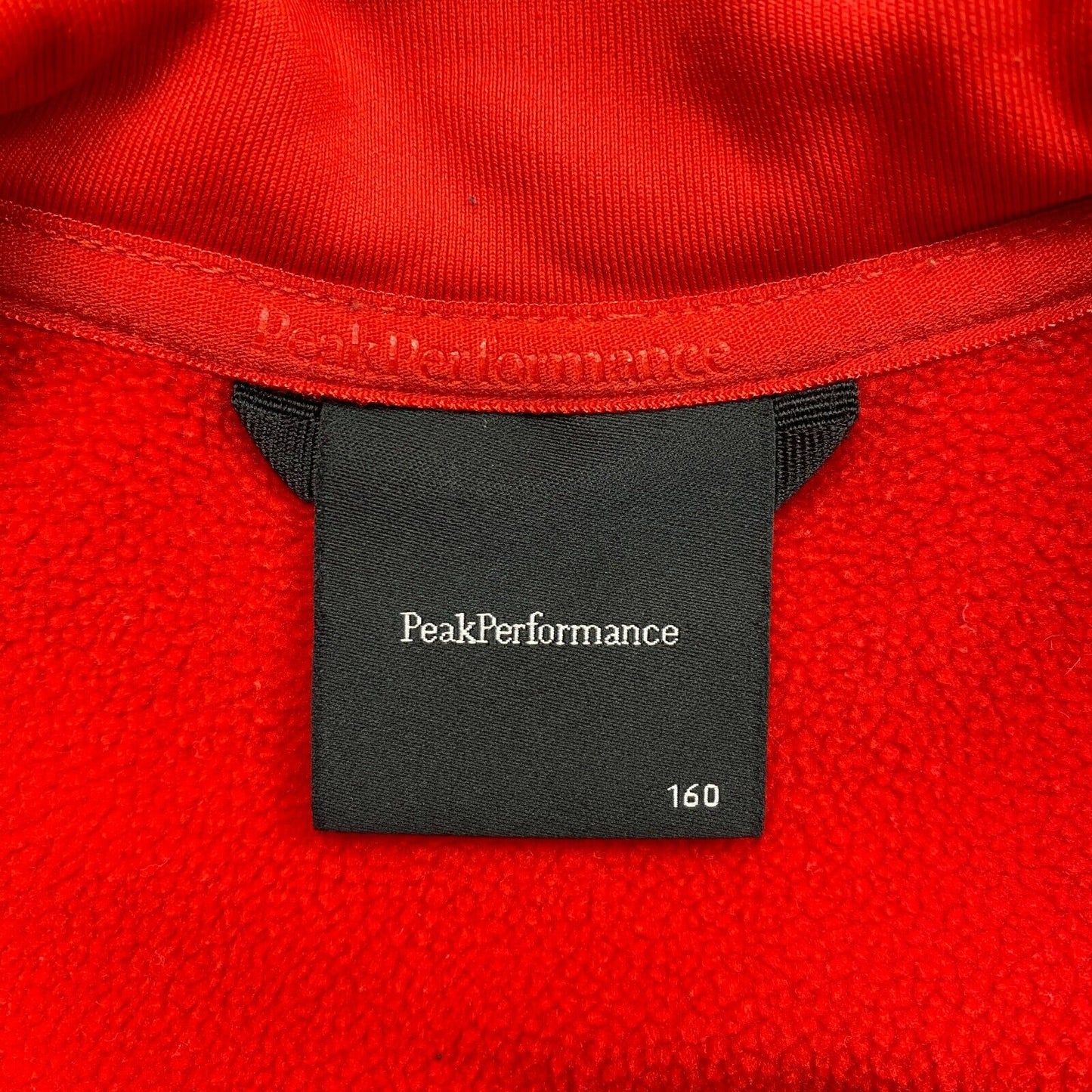 Peak Performance Junior Red Rider Zip Jacket Size 160 cm