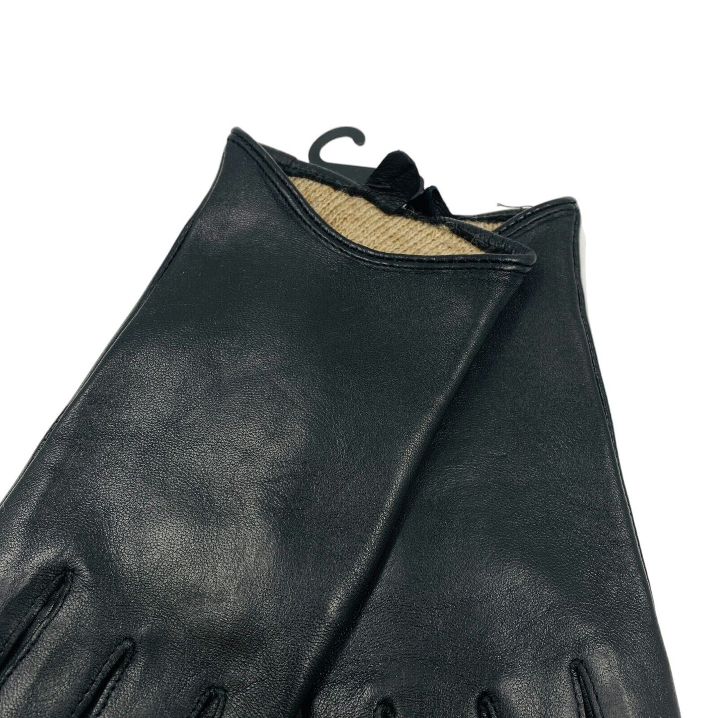 Gants Femme GANT Noir 100% Cuir Taille S