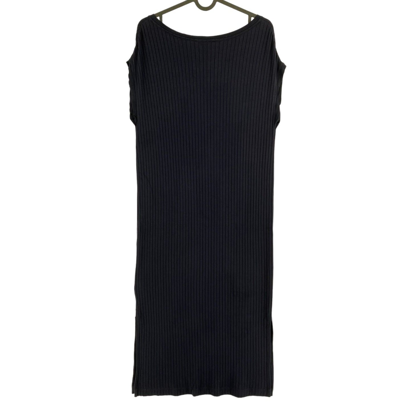 GANT Navy Blue Detail Slit Jersey Midi Dress Size M