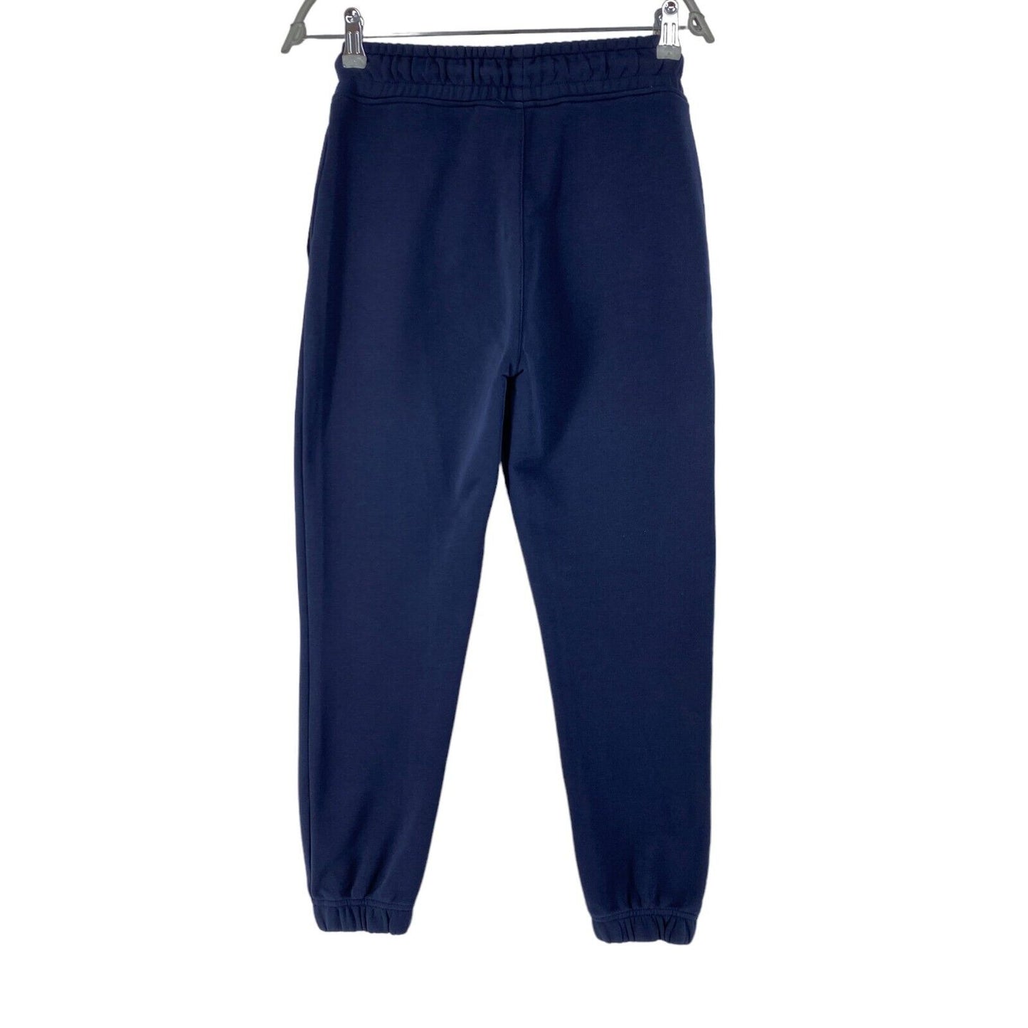 GANT Dark Blue Women Regular Fit Cuffed Sweat Pants Trousers Size XS