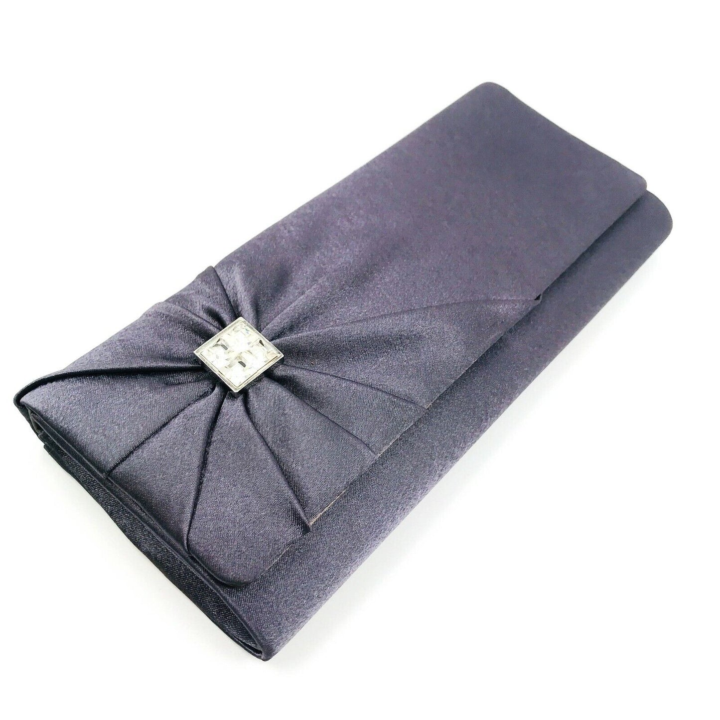 Olga Berg Grey Designer Clutch Bag