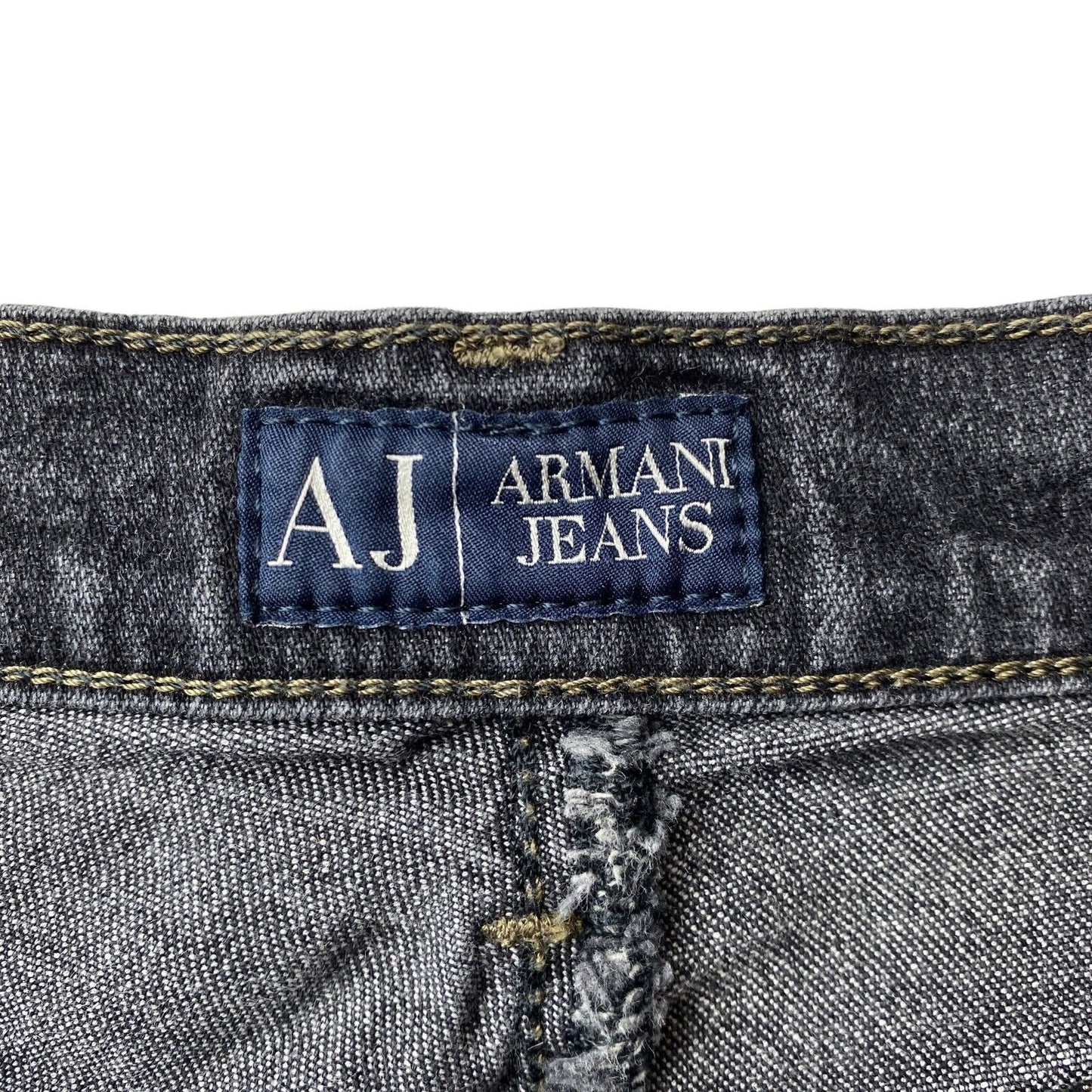 ARMANI JEANS Women Dark Grey Stretch Skinny Fit Jeans W34 L36