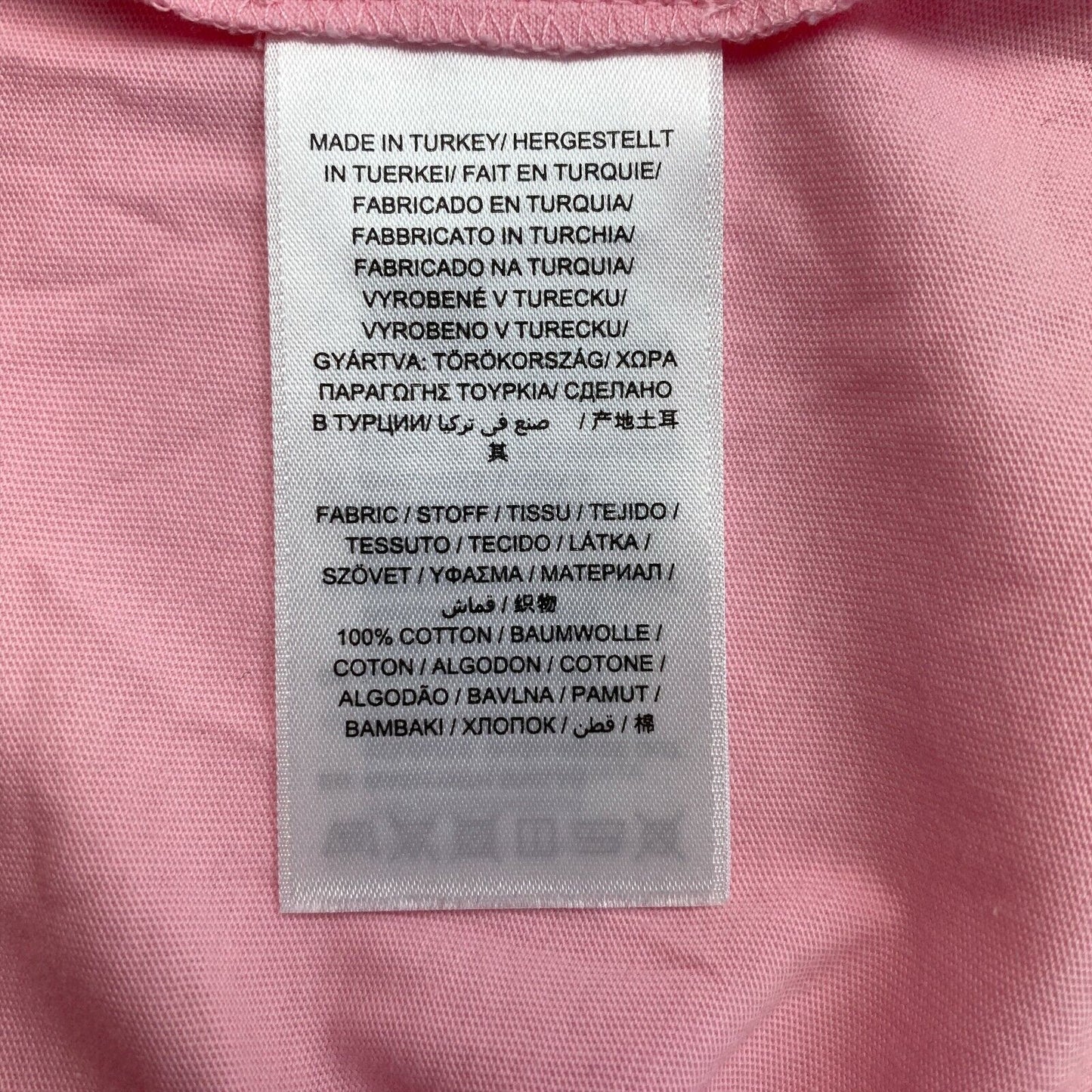 GANT Pink Logo Crew Neck T Shirt Top Size L