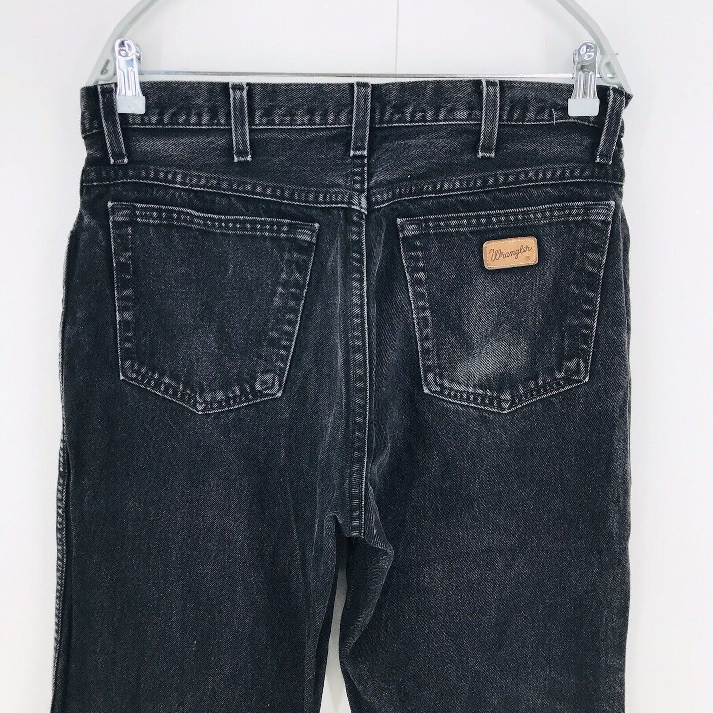 Wrangler TEXAS Dark Grey Regular Straight Fit Jeans Size W36 L32