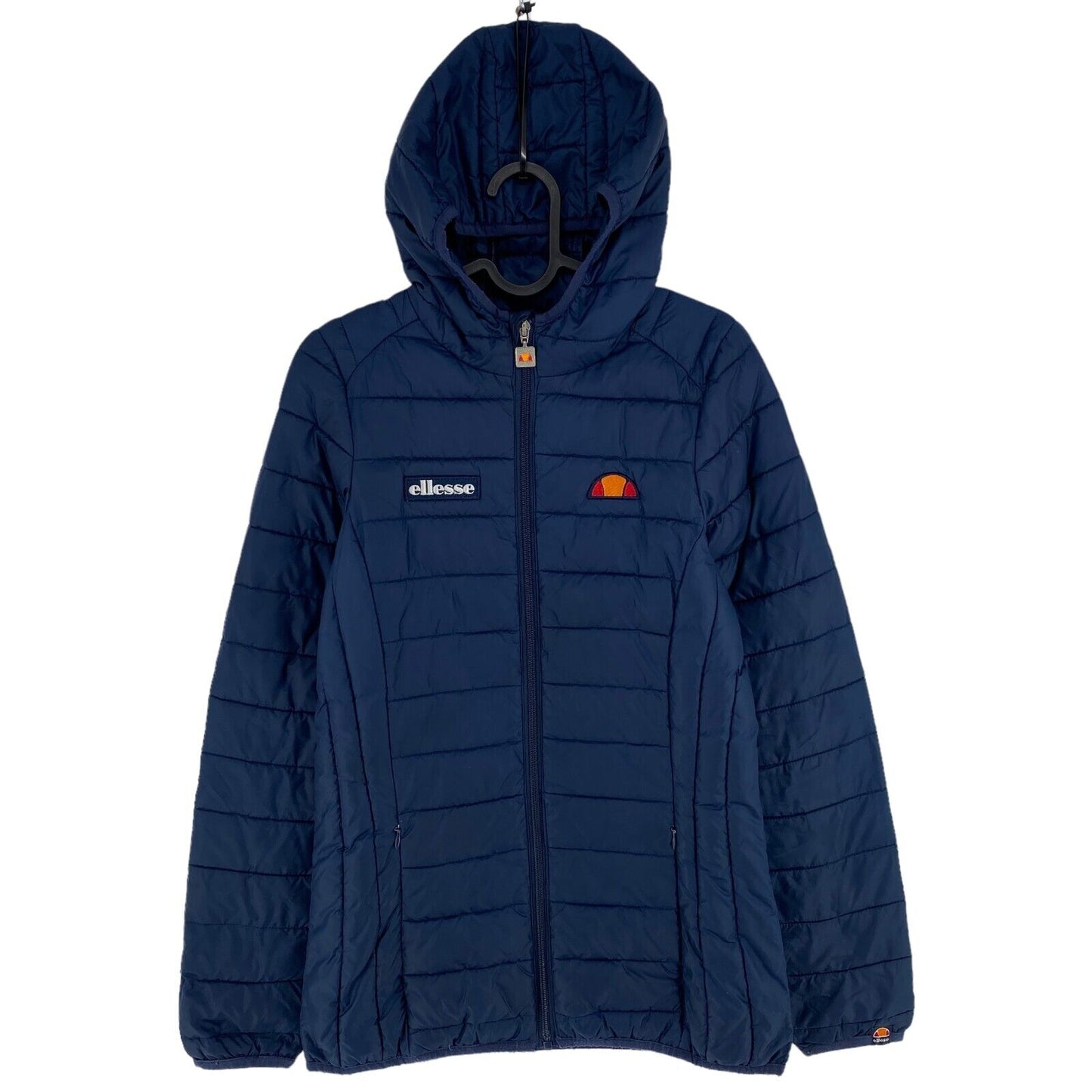 Ellesse Navy Blue Hooded Jacket Coat Size EU 34 UK 6 US 2